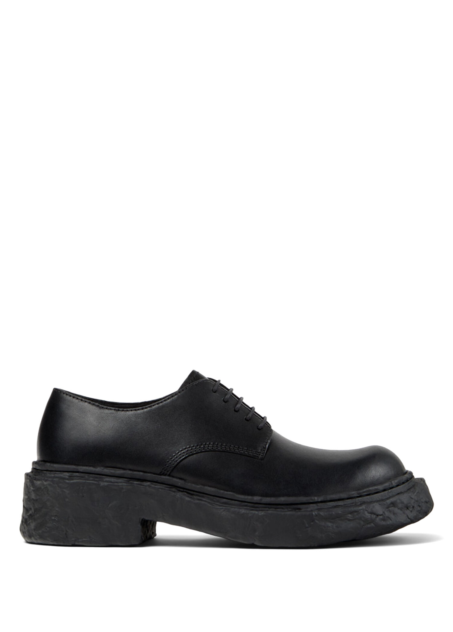 Vamonos Siyah Deri Unisex Oxford Ayakkabı A500018-008