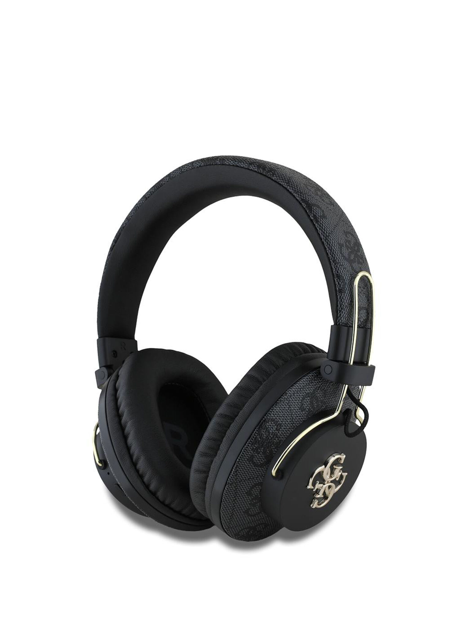 4G Desenli Metal Logo Siyah Kulak Üstü Bluetooth Kulaklık