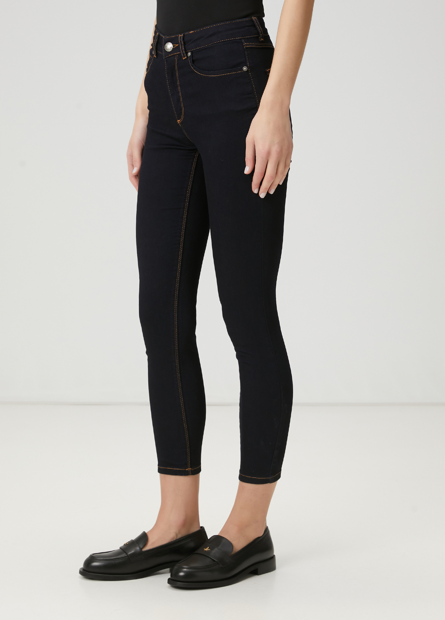 Skinny Fit Lacivert Organik Pamuk Jean Pantolon_2