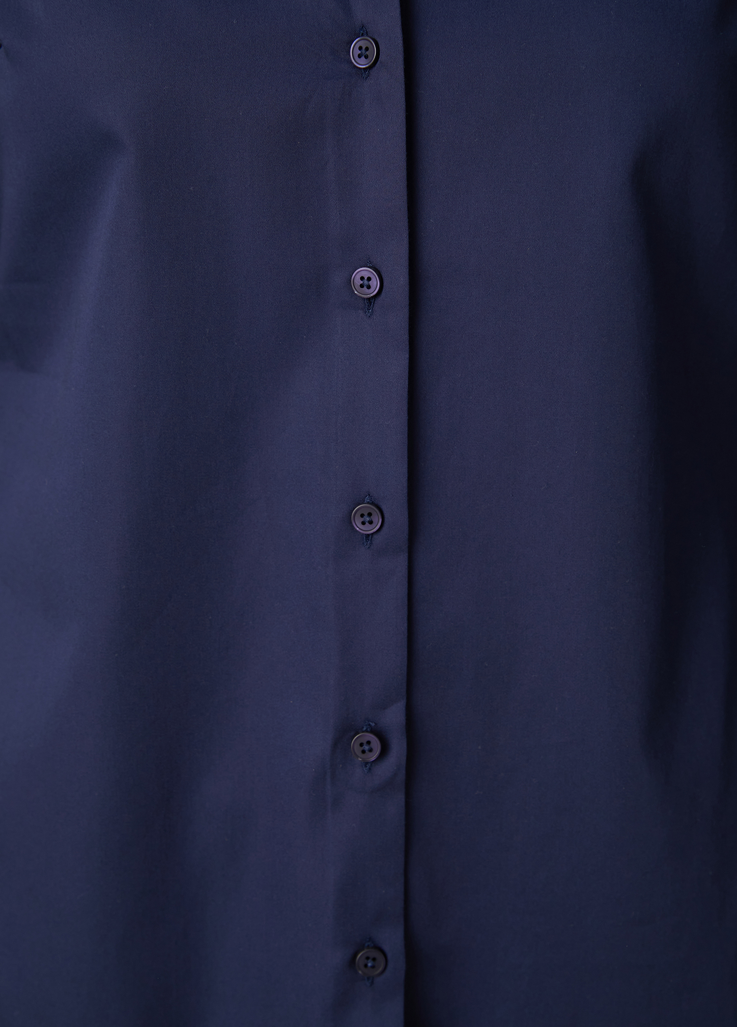 Slim Fit Non Iron Klasik Lacivert Gömlek_5
