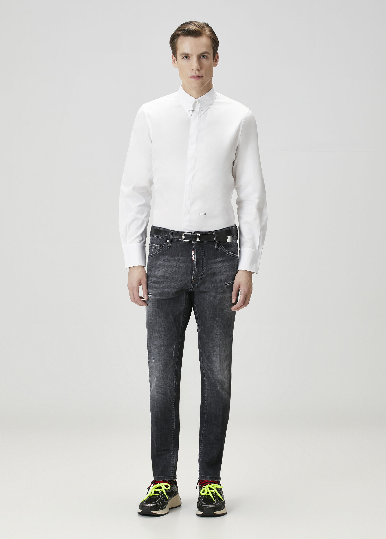 Dsquared2 Siyah Erkek Black Fog Wash Teddy Jean Pantolon 1938652