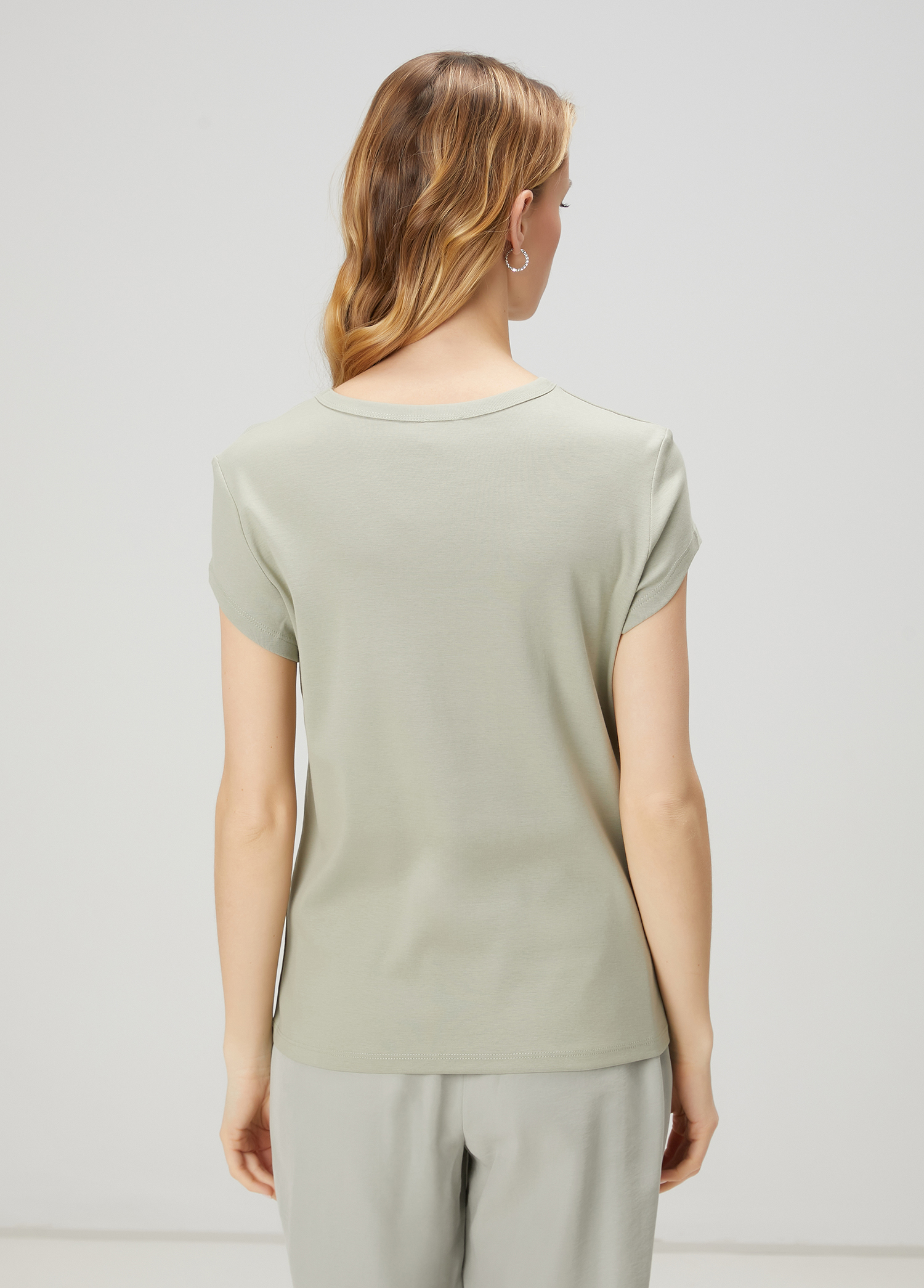 Açık Haki T-shirt_4