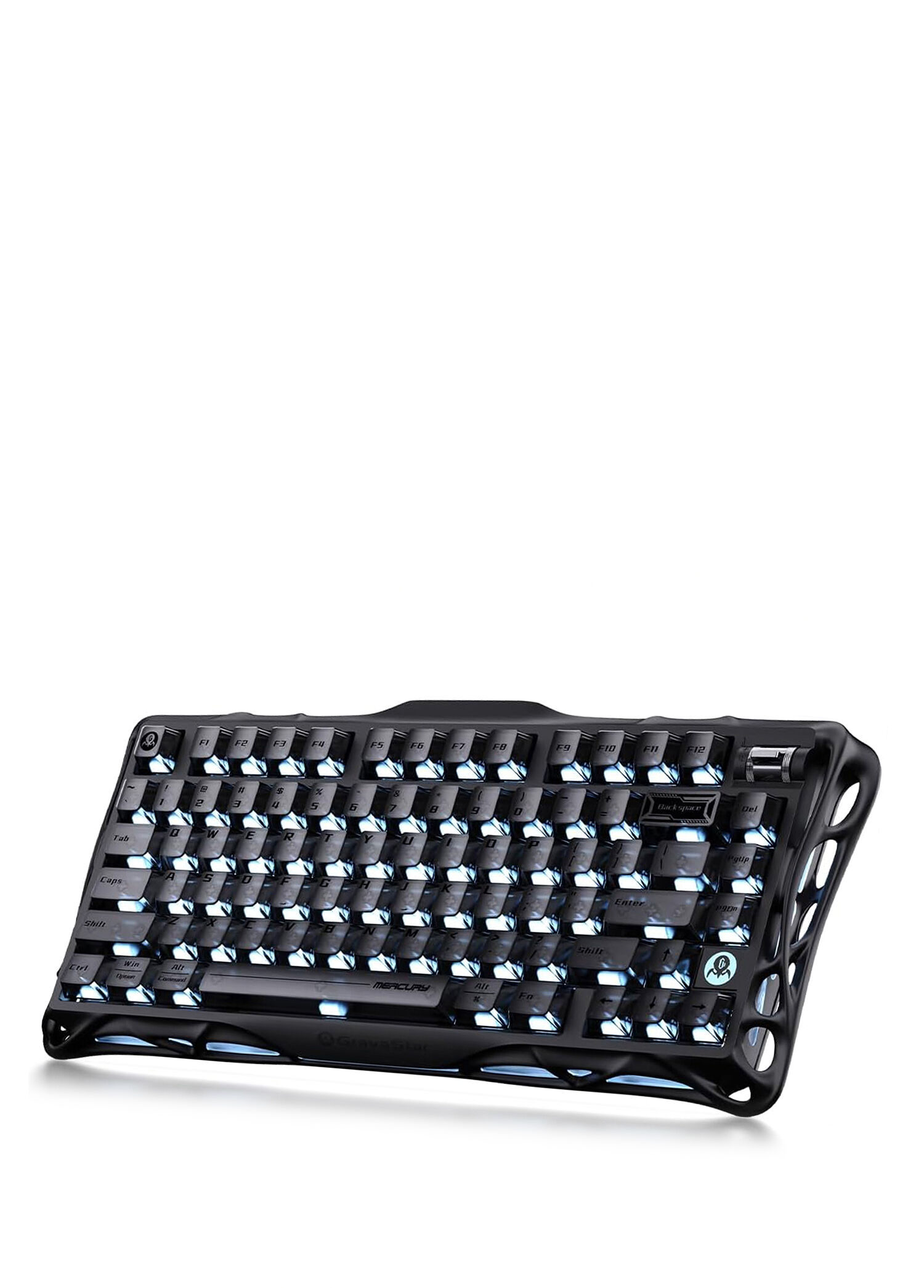 Mercury K1 Stealth Black RGB Kablosuz Mekanik Gaming Klavye