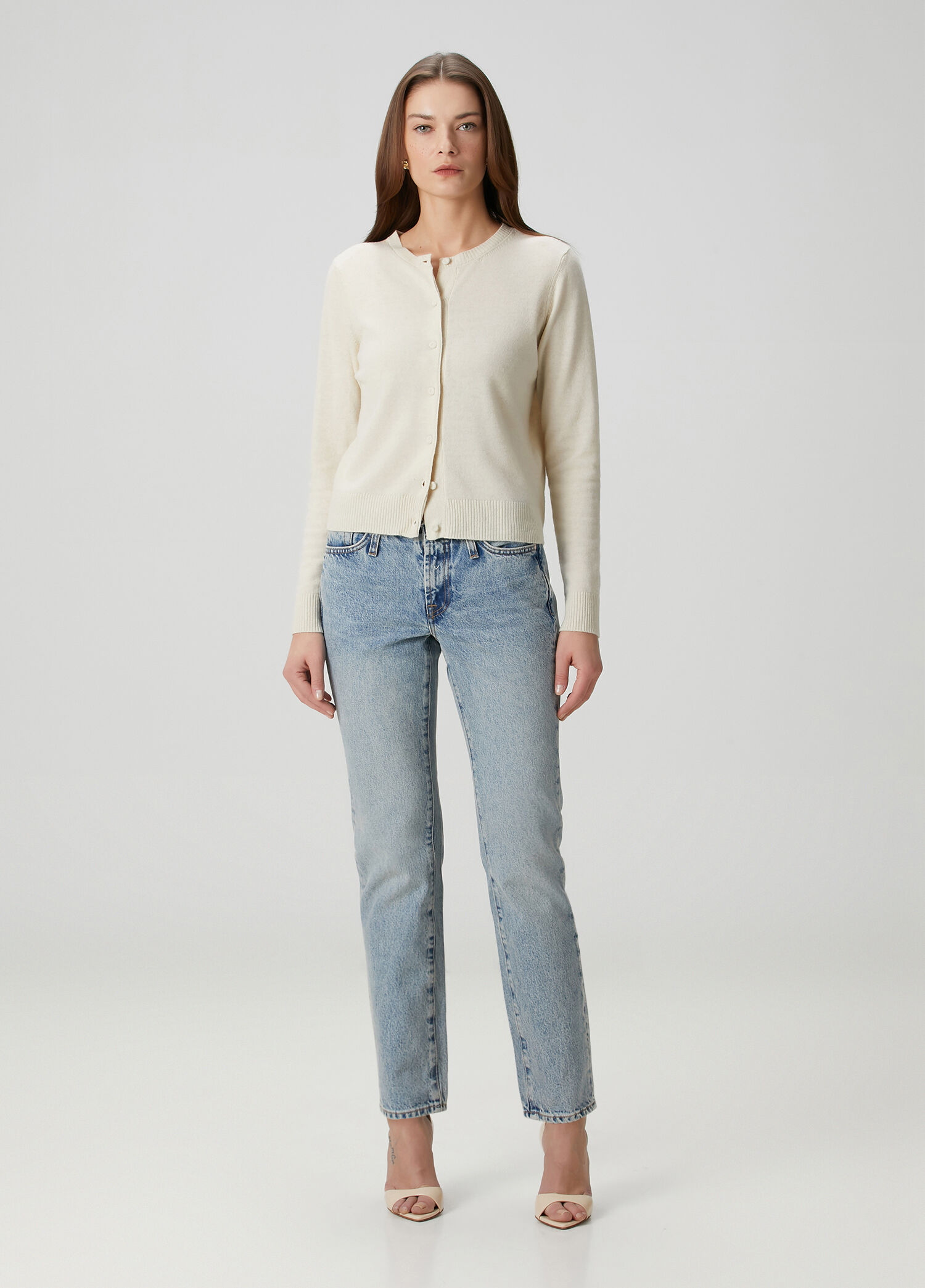 Low Cigarette Mavi Jean Pantolon