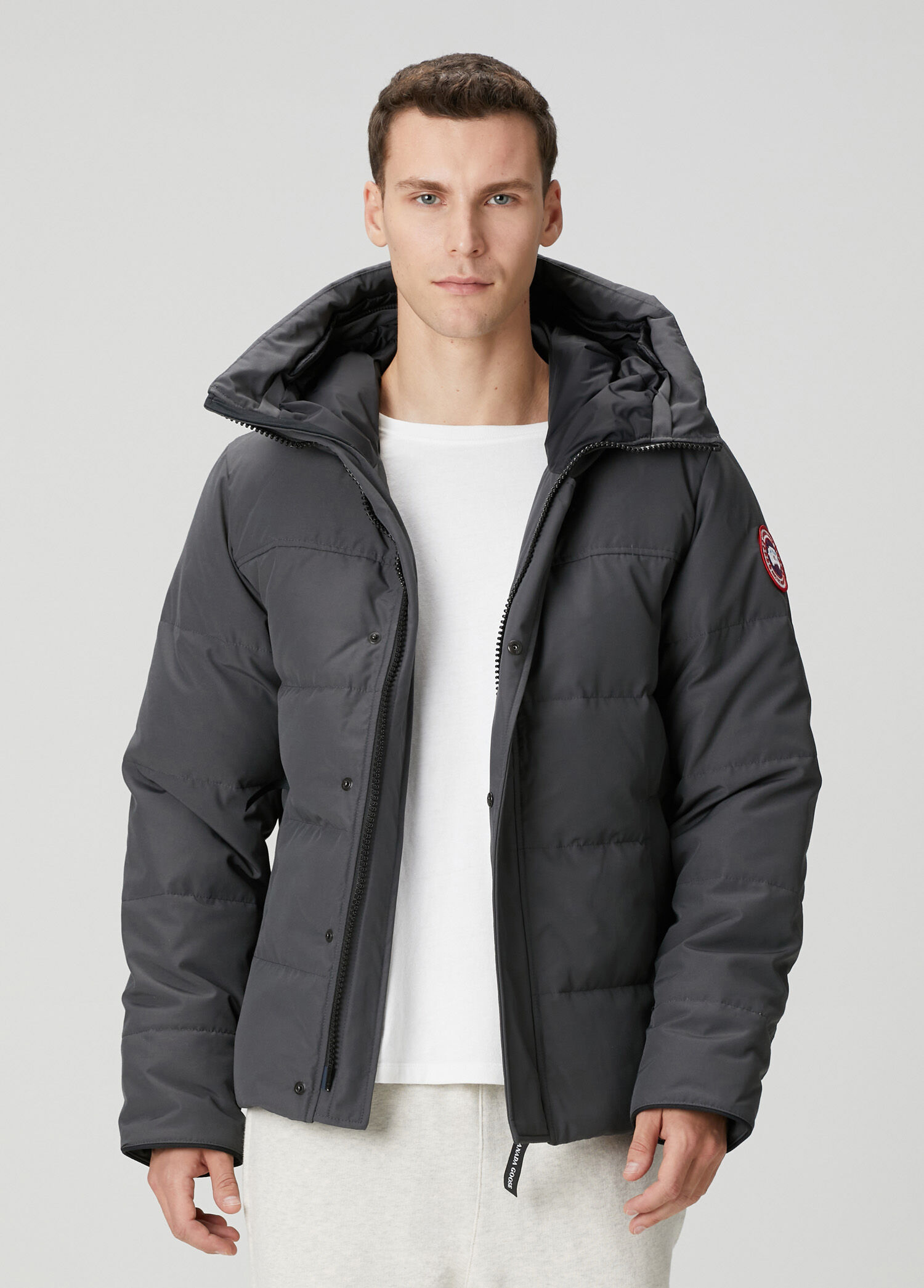 MacMillan Gri Kapüşonlu Parka
