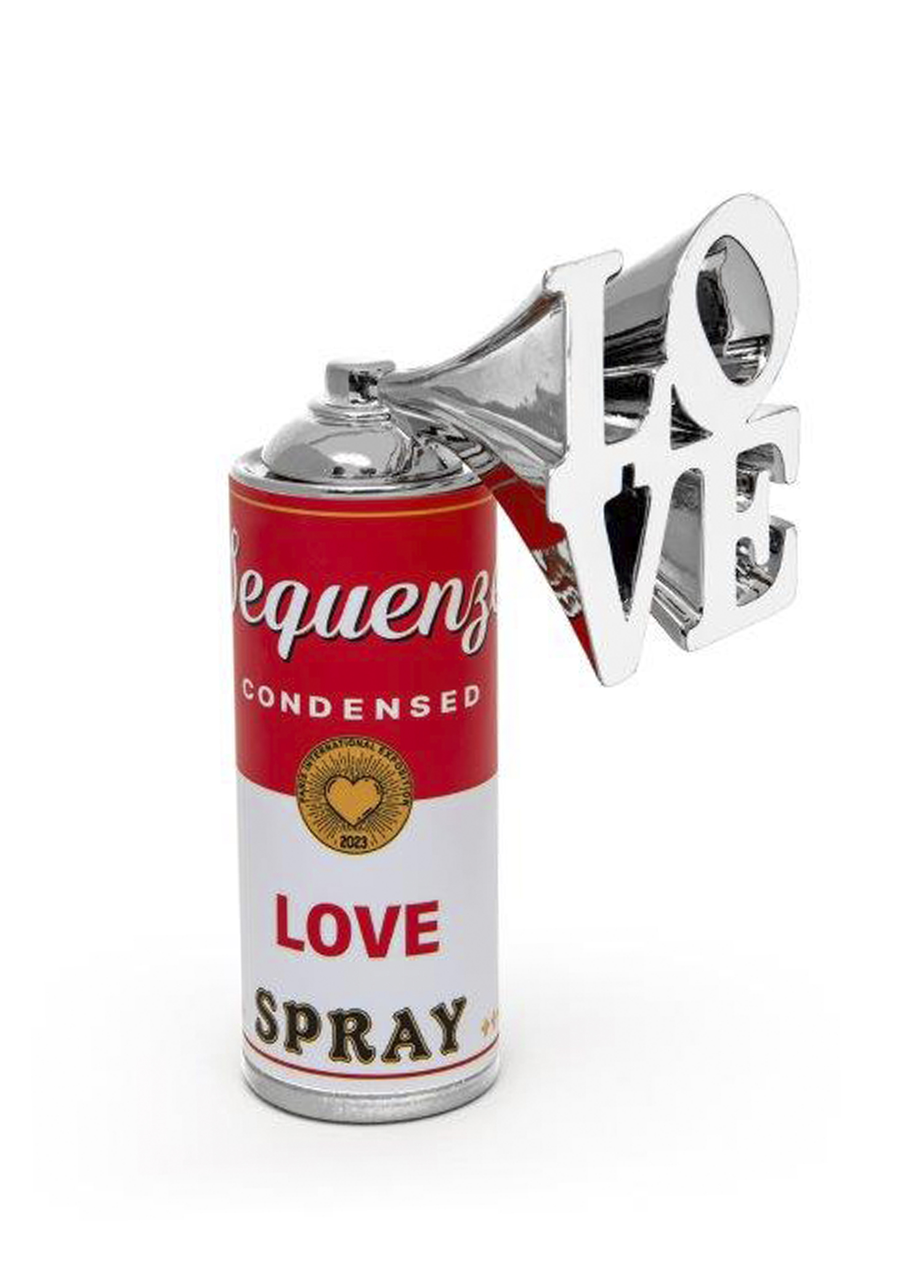 Love Spray Silver Obje