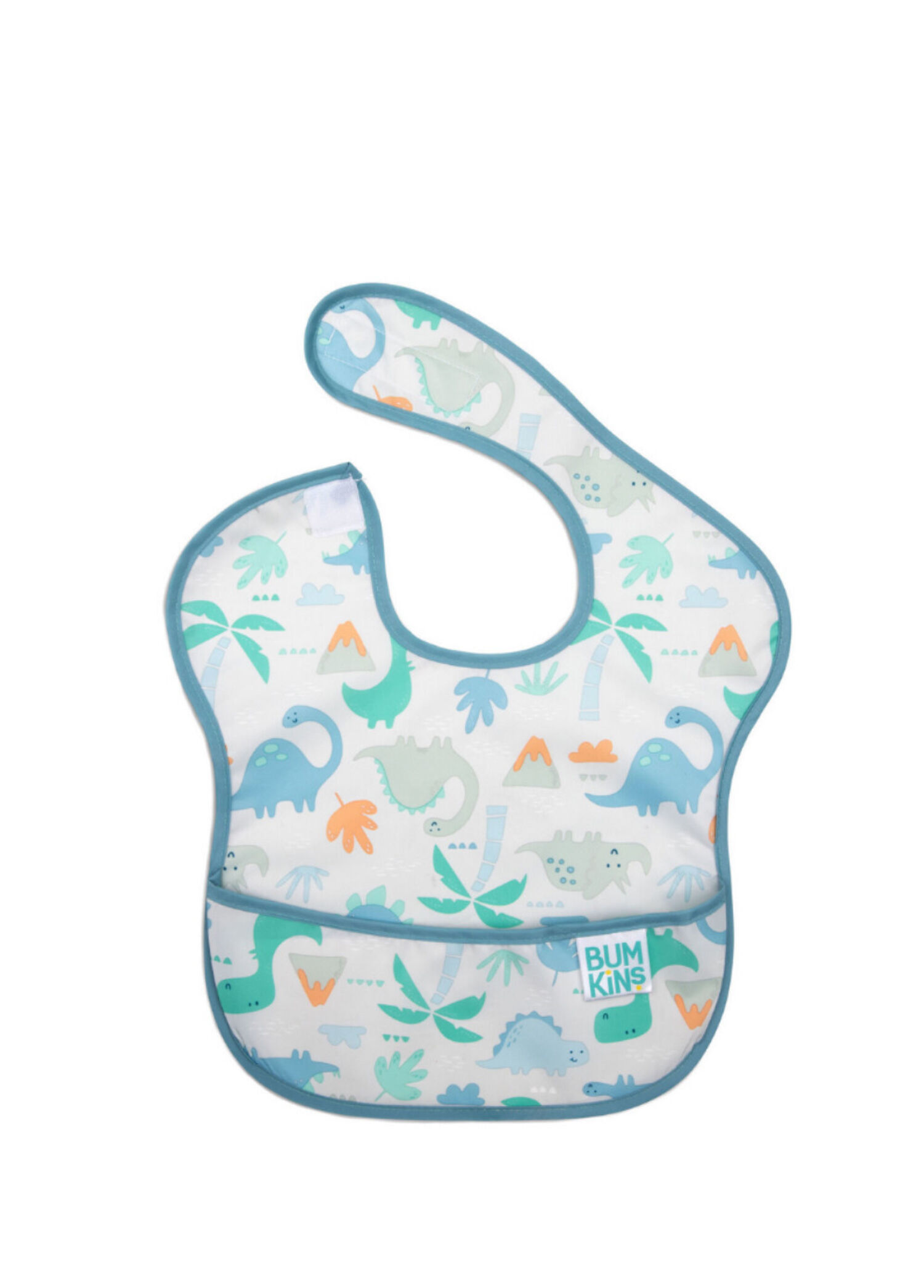 Dinosaurs Superbib Kolsuz Unisex Bebek Mama Önlüğü