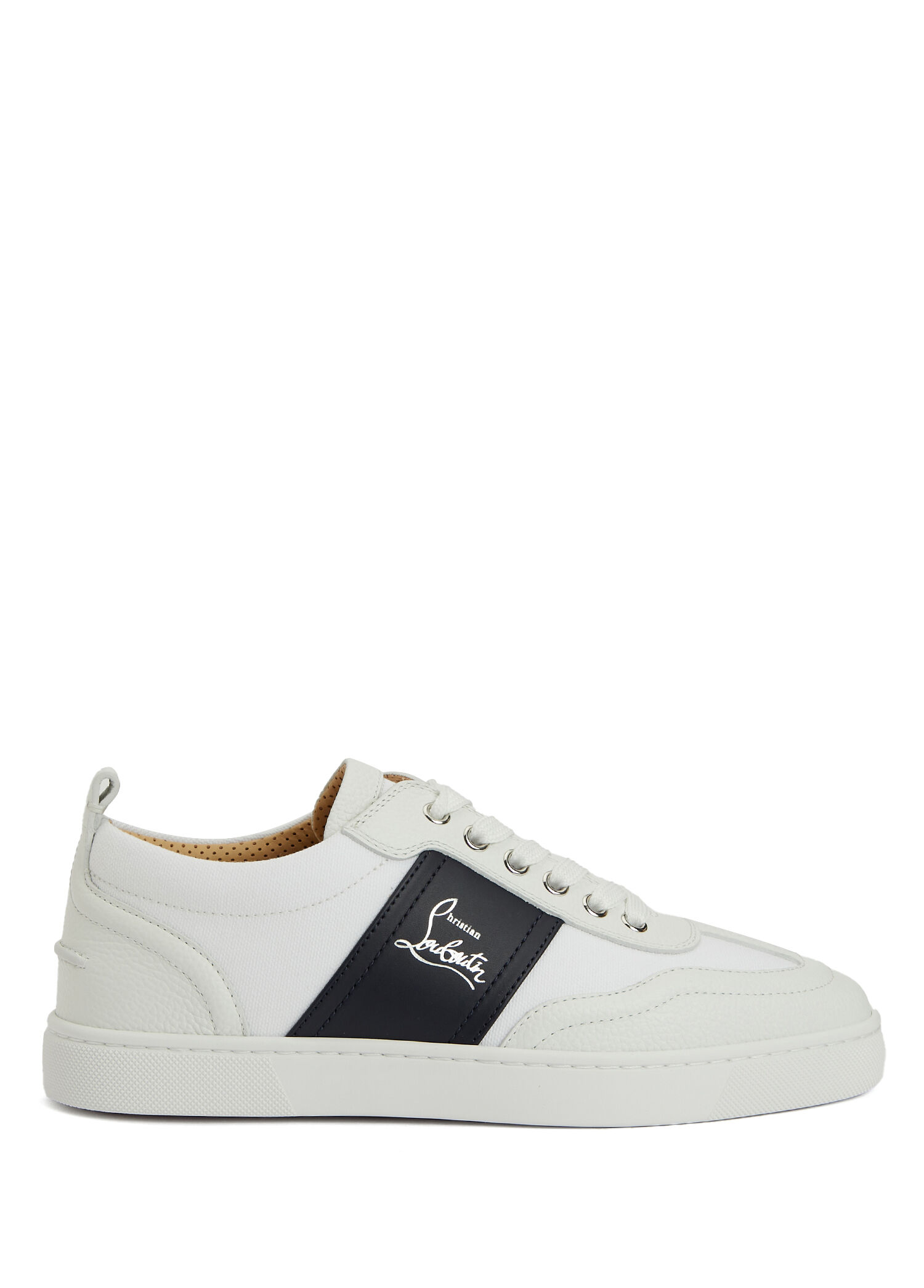 Retero Beyaz Lacivert Erkek Deri Sneaker