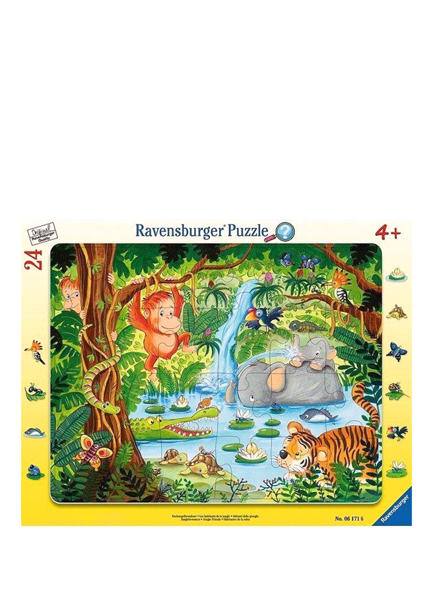 Jungle Çerçeveli 24 Parça Çocuk Puzzle 061716