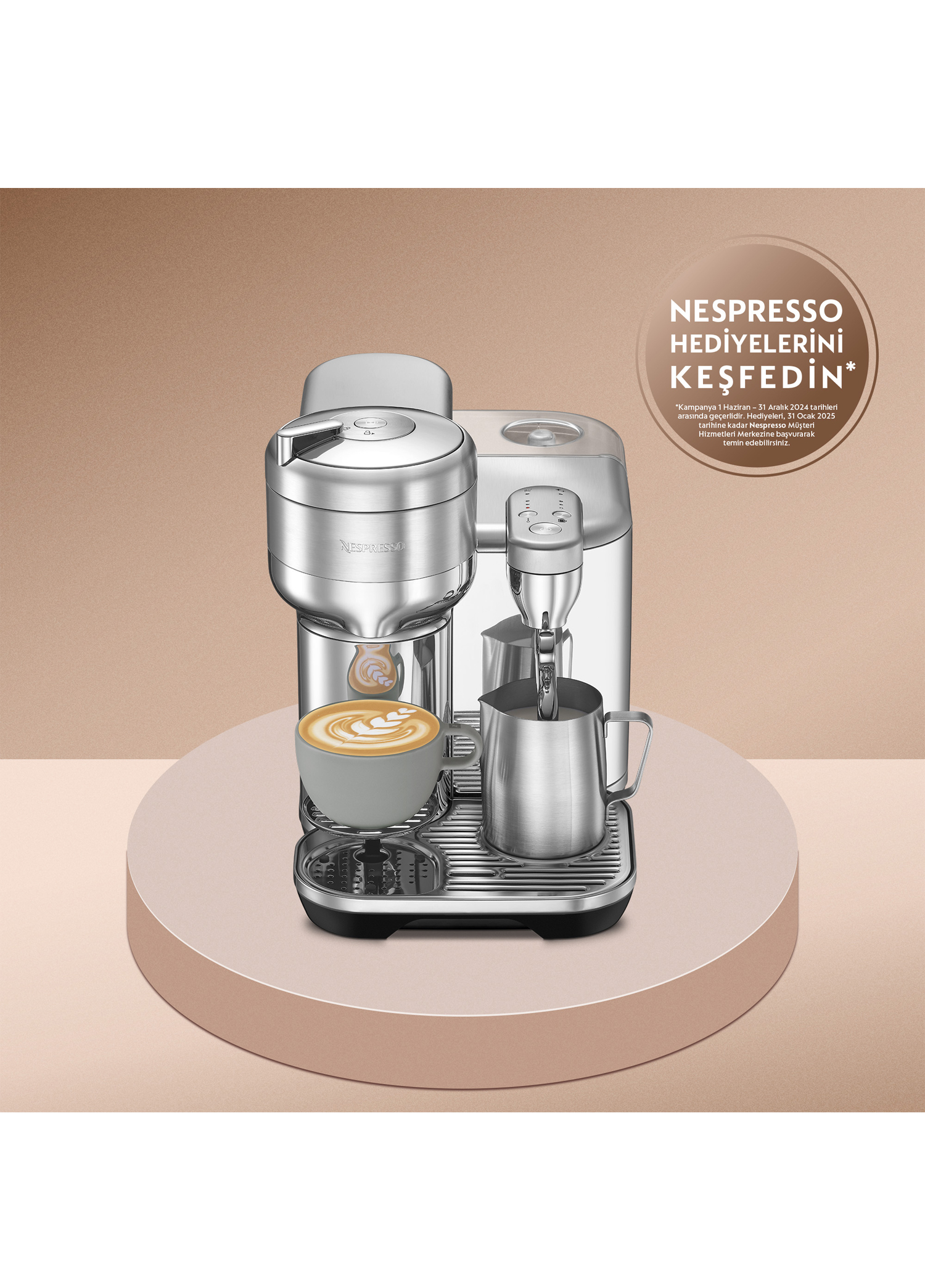 Vertuo Creatista Pro Silver Kahve Makinesi