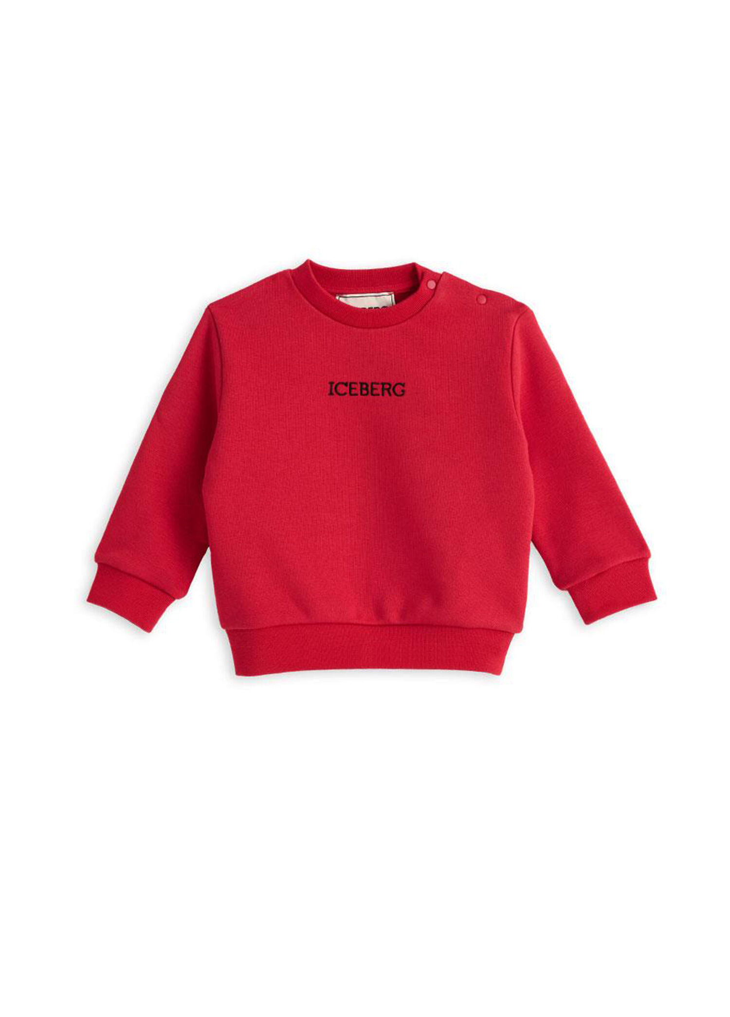 Kırmızı Baskılı Unisex Bebek Sweatshirt