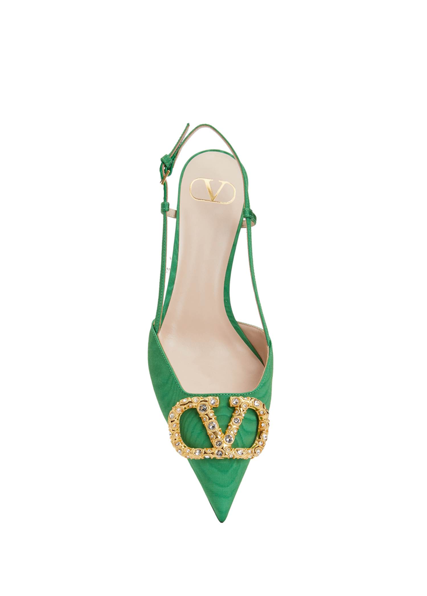Valentino Garavani - VLogo Yeşil Kadın Topuklu Ayakkabı - Yeşil