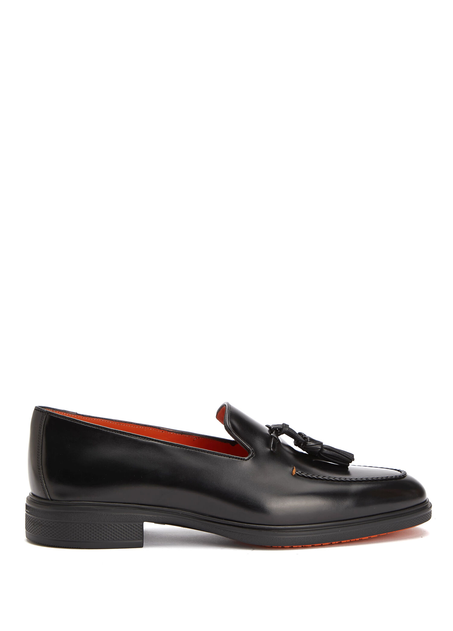 Easy On Black Men's Leather Loafers