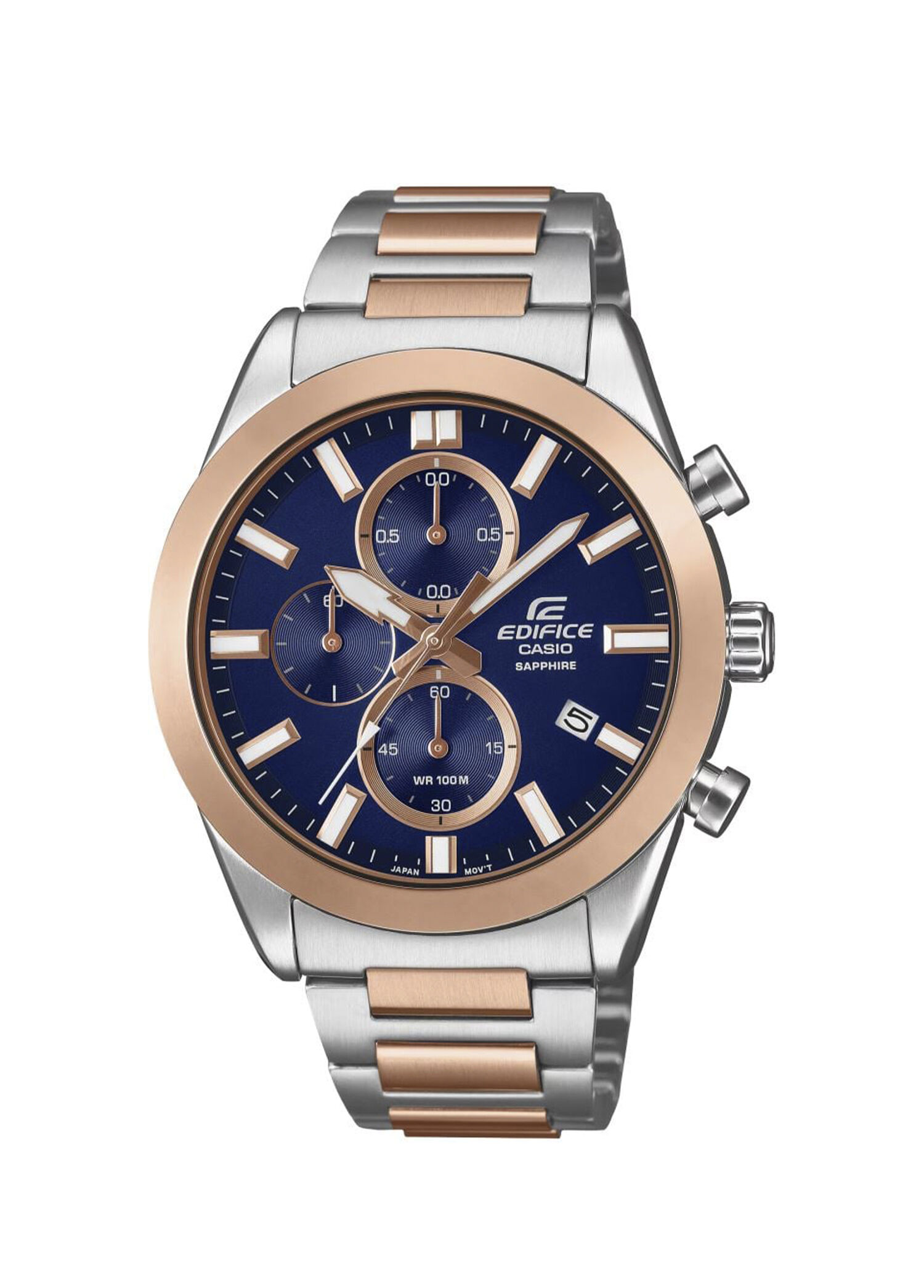 Edifice EFB-710SG-2AVUDF Gri Rose Gold Çelik Erkek Kol Saati