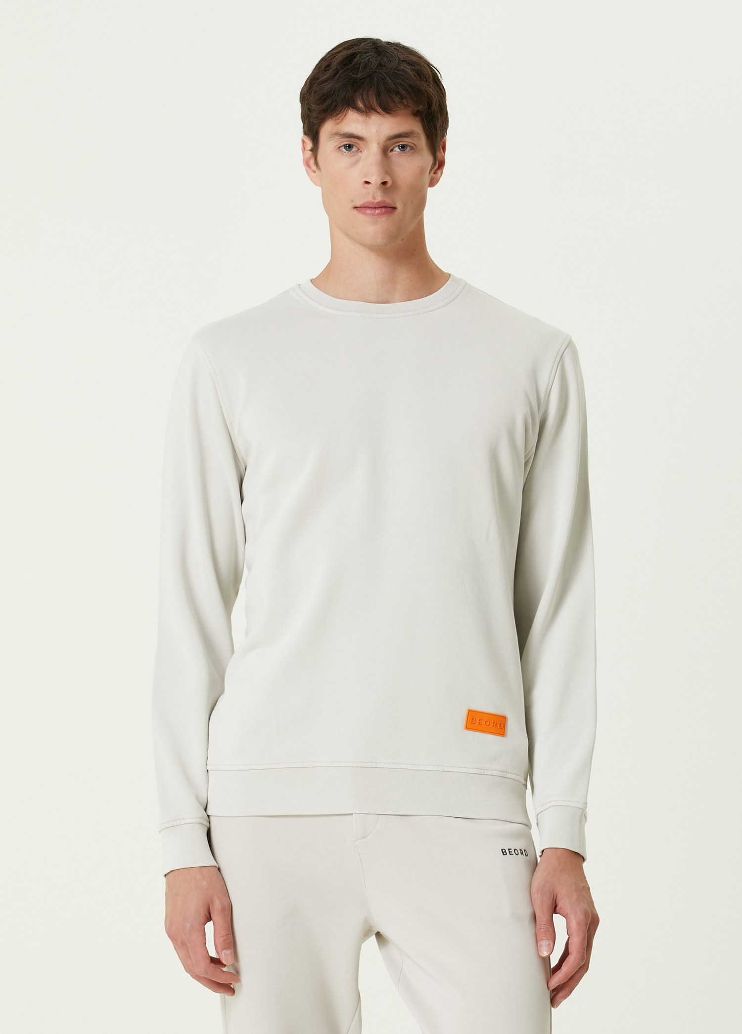 Taş Logo Patchli Sweatshirt