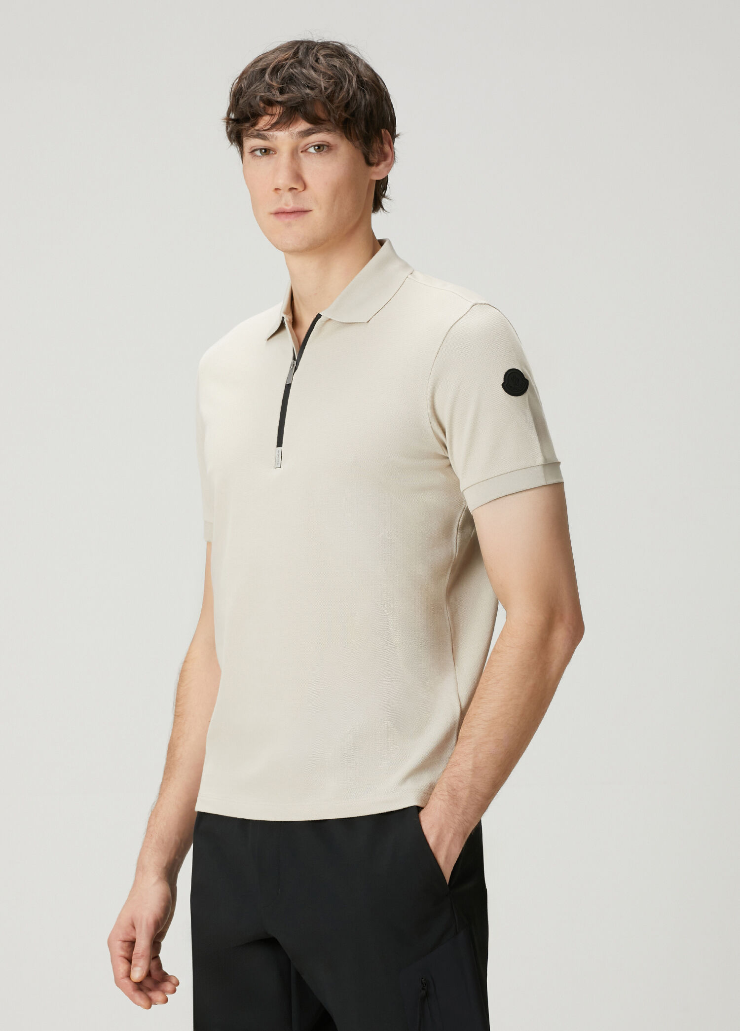 Moncler Bej Erkek Bej Polo Yaka T-shirt 1892868 | Beymen