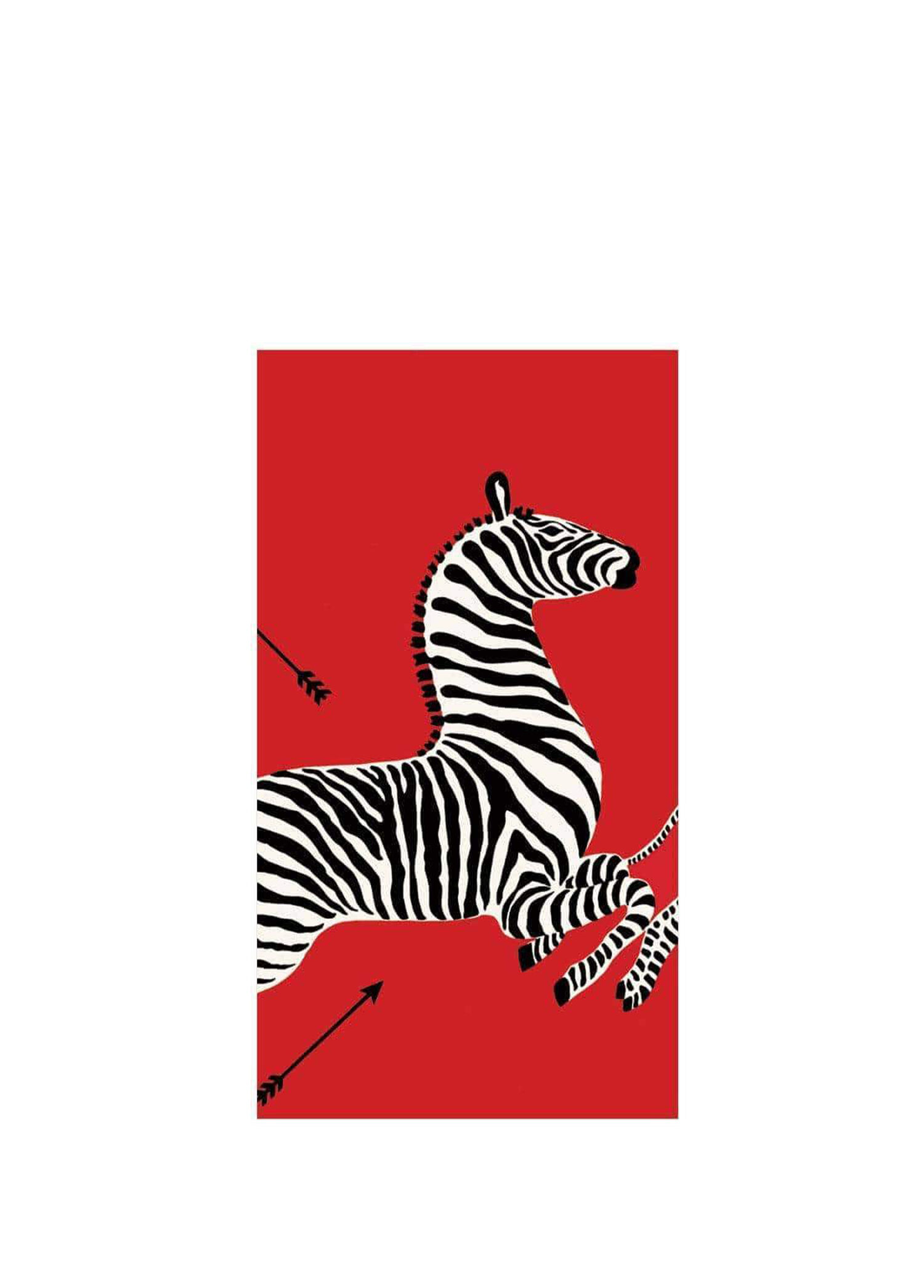 Zebras Desenli 15'li Servis Peçetesi Seti