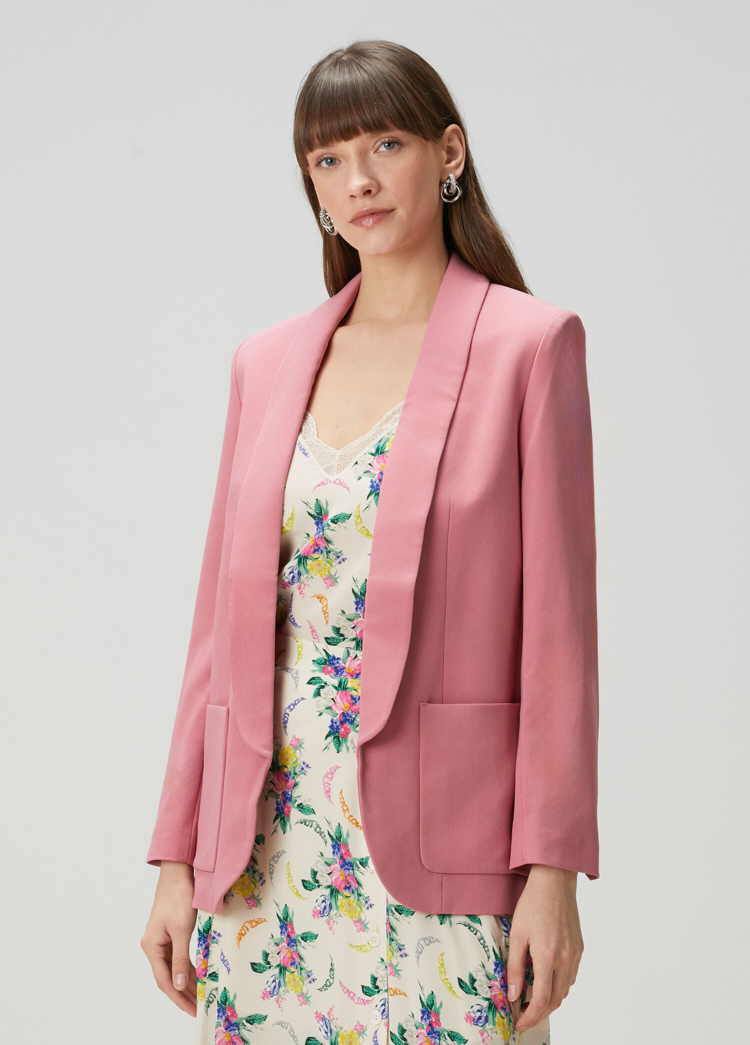 Pembe Blazer