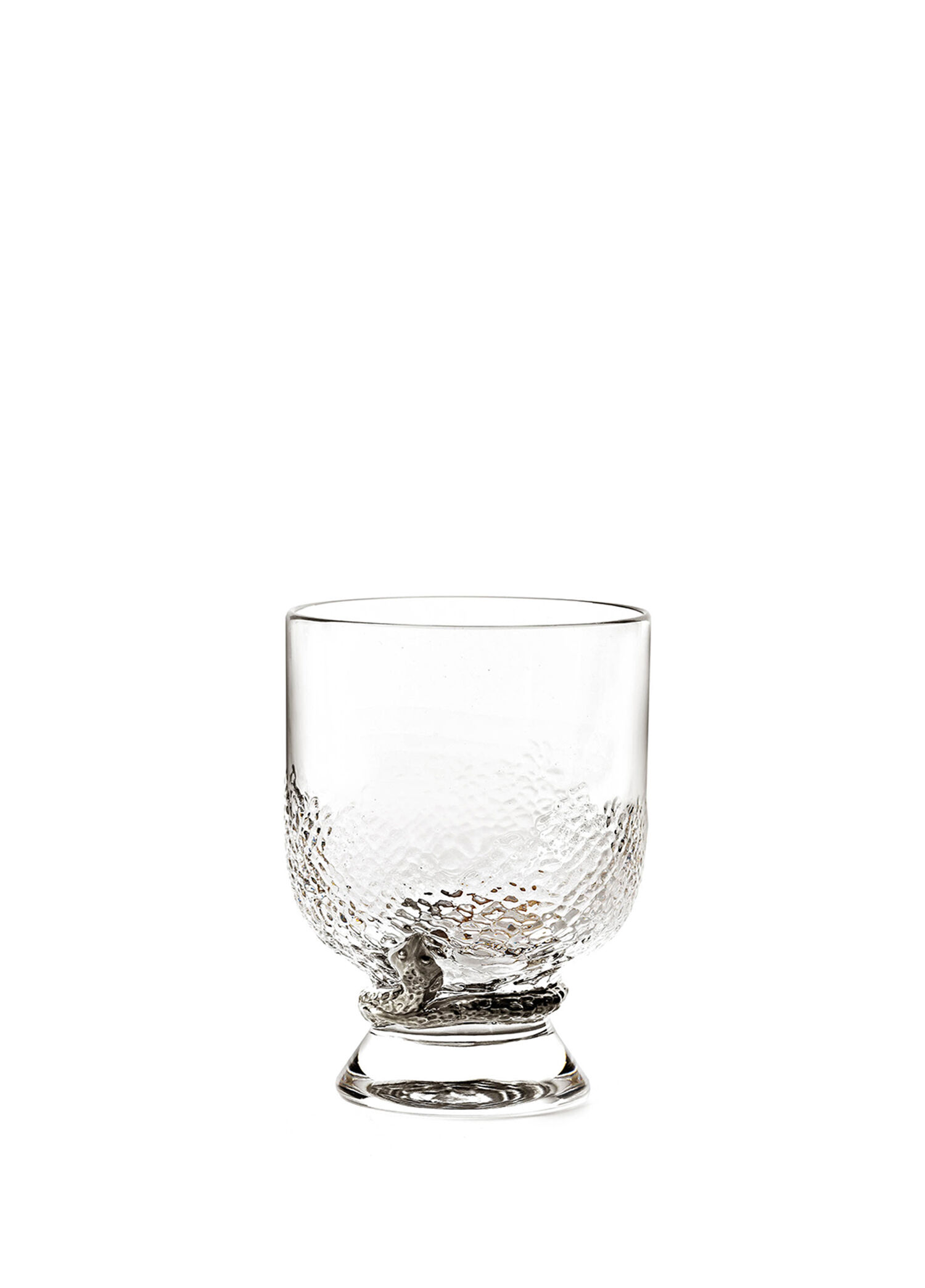 Phyton Platin Dekorlu Kristal Su ve Viski Bardağı