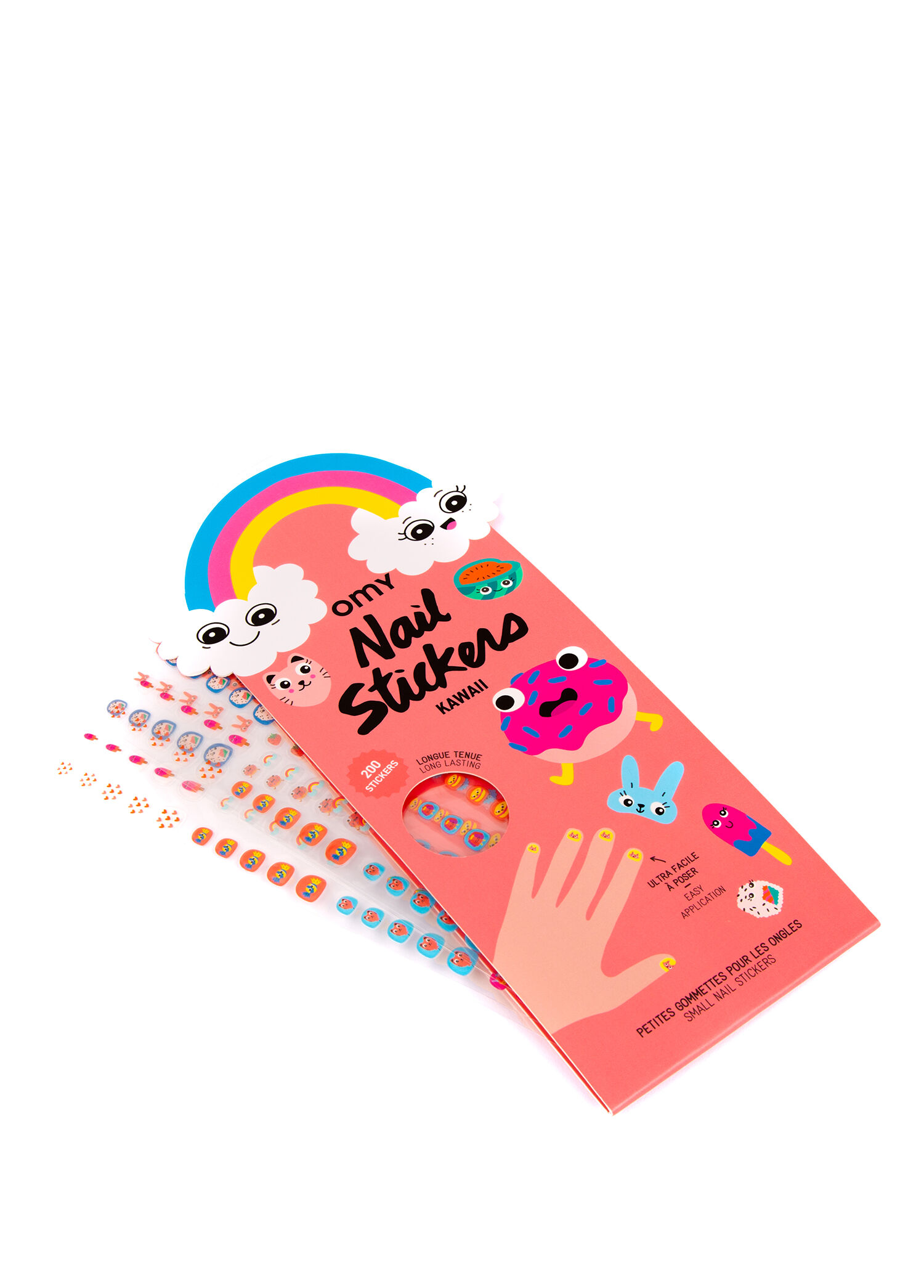 Kawaii Kız Çouk Tırnak Stickerı