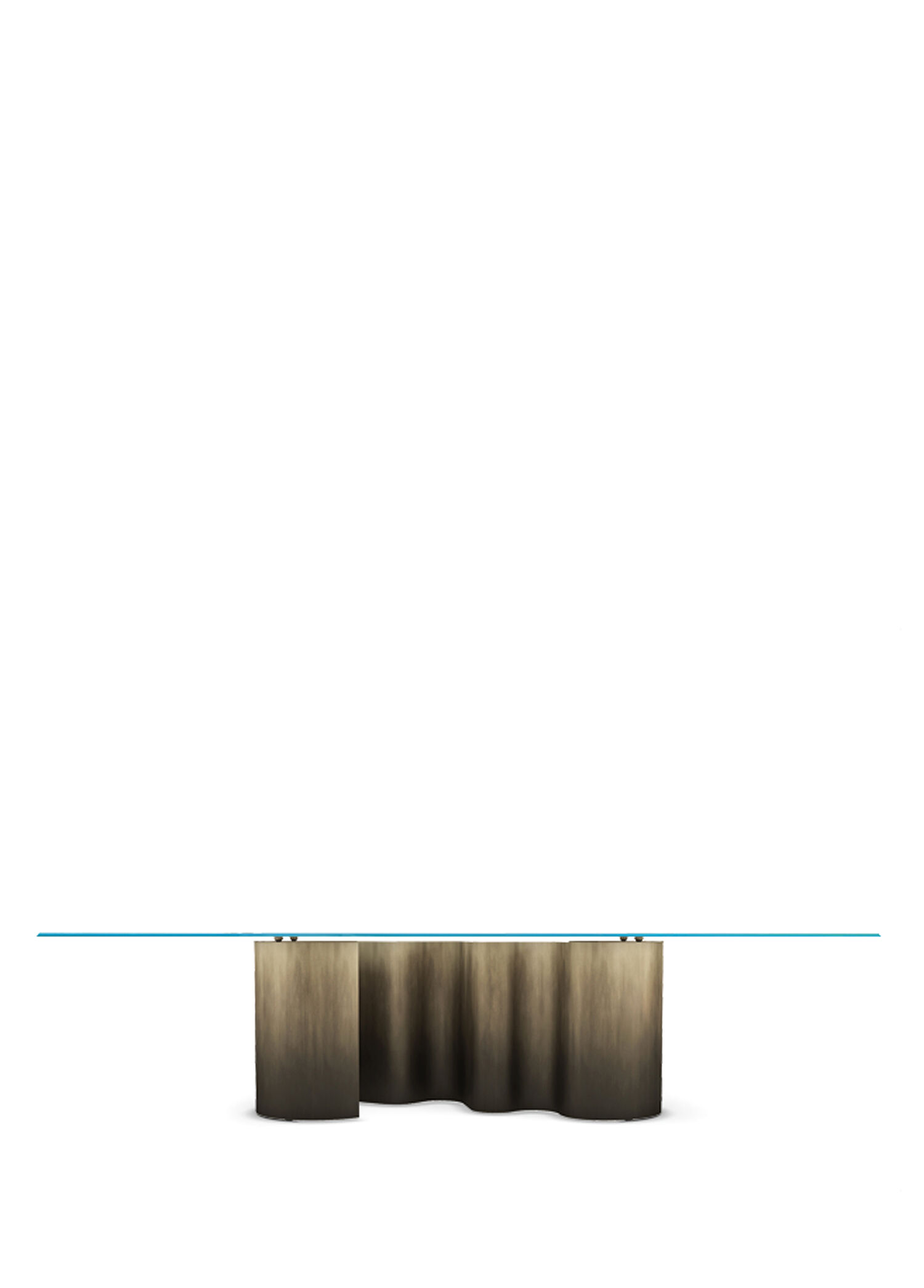 Papel Oxybrass Cam Tablalı Yemek Masası