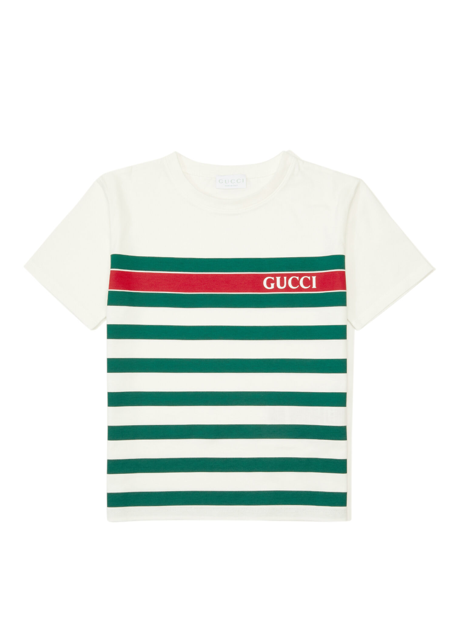 Beyaz Logo Baskılı T-shirt