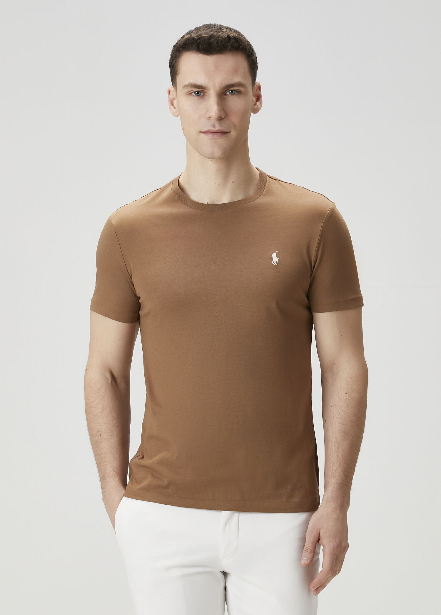 Kahverengi Basic T-shirt