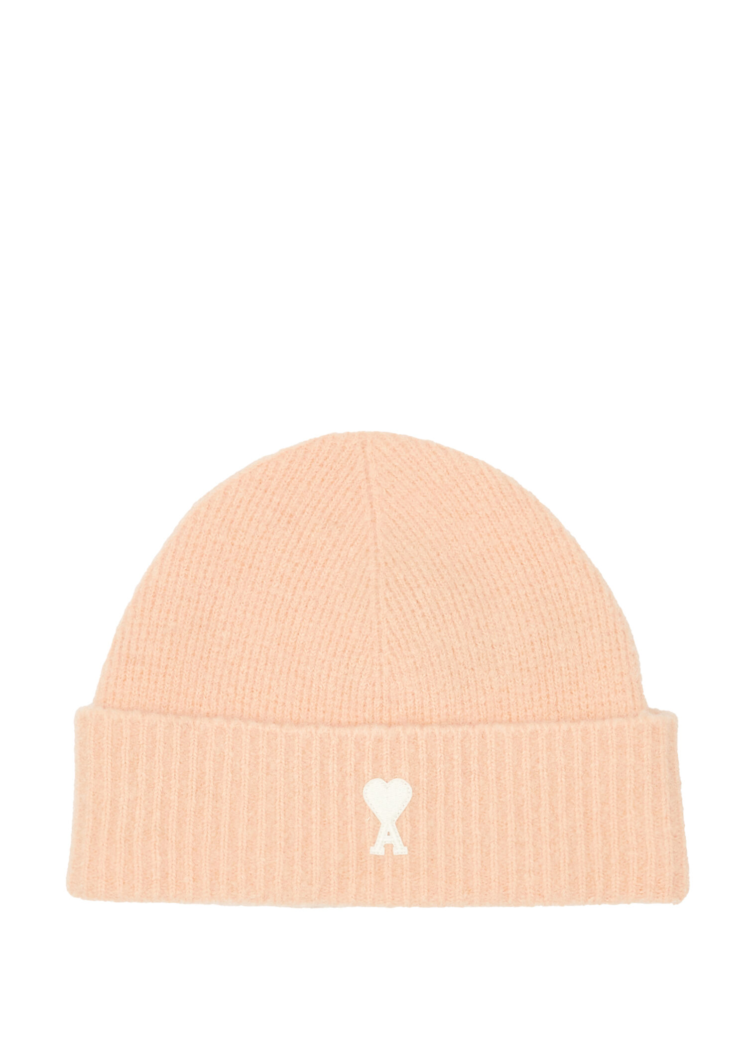 AMI PARIS アルパカブレンドビーニー　ピンク Ami Paris - Pembe Logo Detaylı Kadın Yün Bere - Pembe