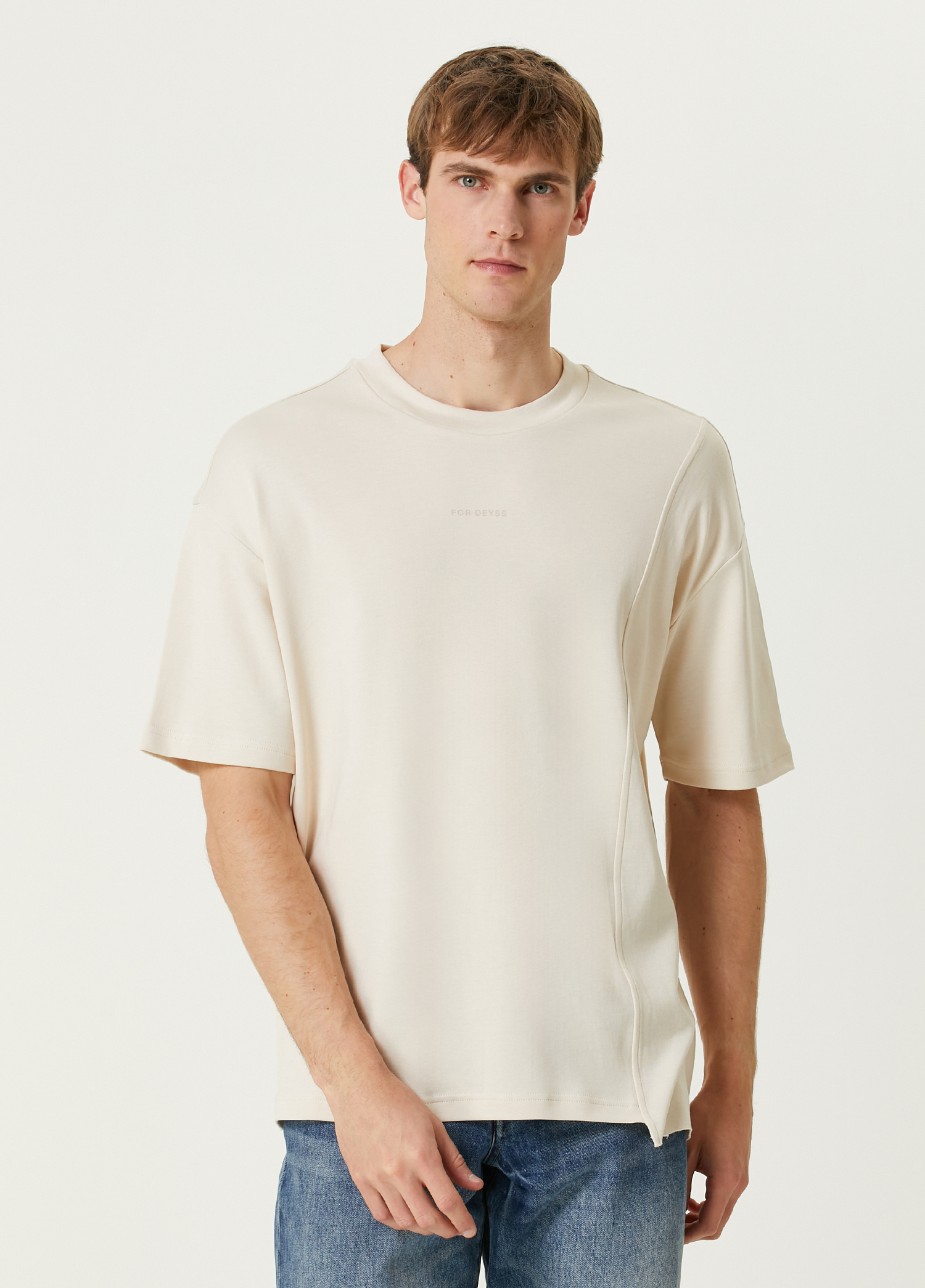 Bej Oversized T-shirt