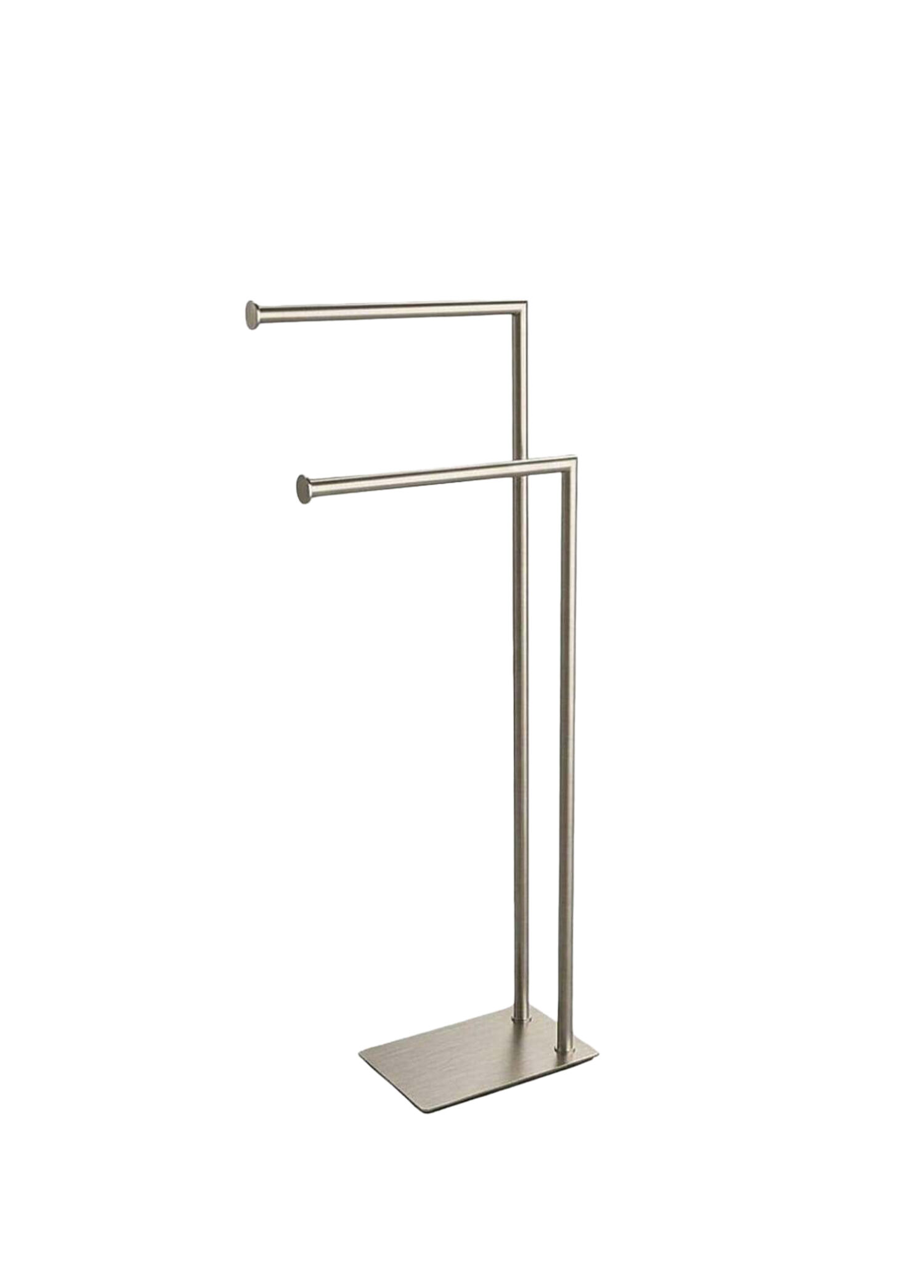 P System Bathroom Accessories Nikel Saten Pirinc Hareketli Banyo Duzenleyici Havluluk