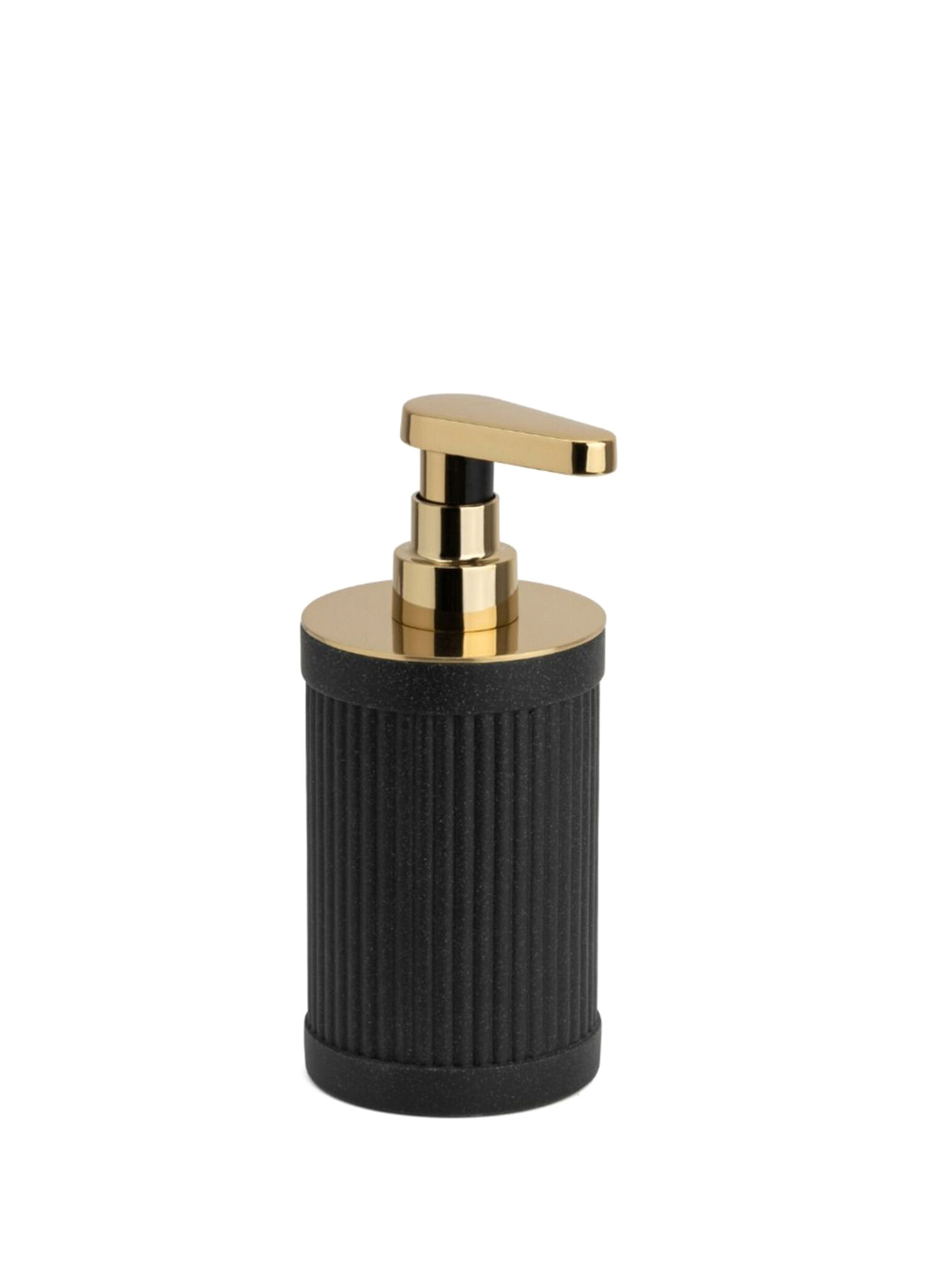 Siyah Krom Rengi Tezgah Üstü Reçine Sıvı Sabunluk 250 ml