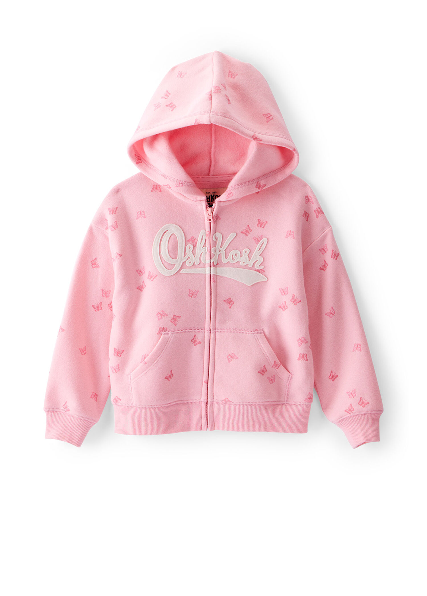 Pembe Kapüşonlu Kız Çocuk Sweatshirt