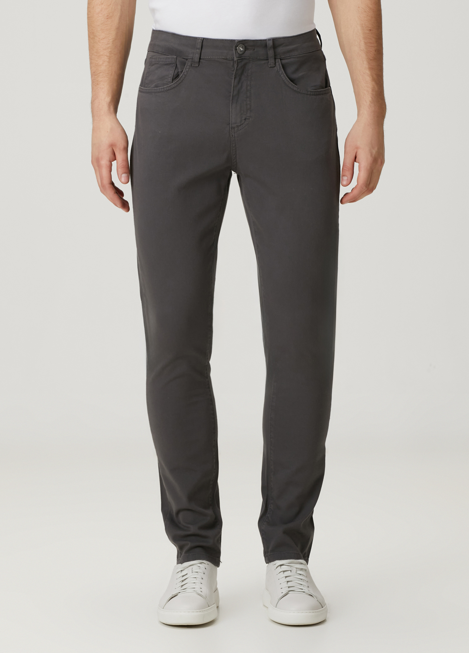 Slim Fit Antrasit Spor Pantolon_1