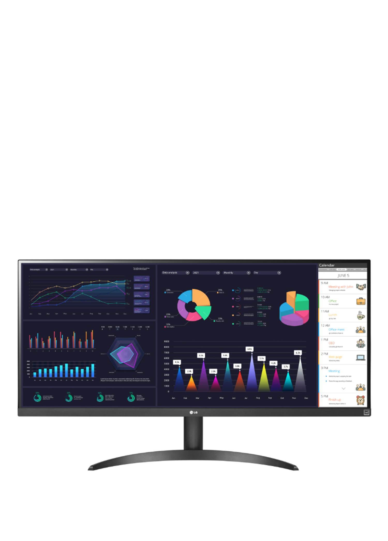 34WQ500-B 34 inc 100Hz 5ms Freesync FHD IPS Monitör