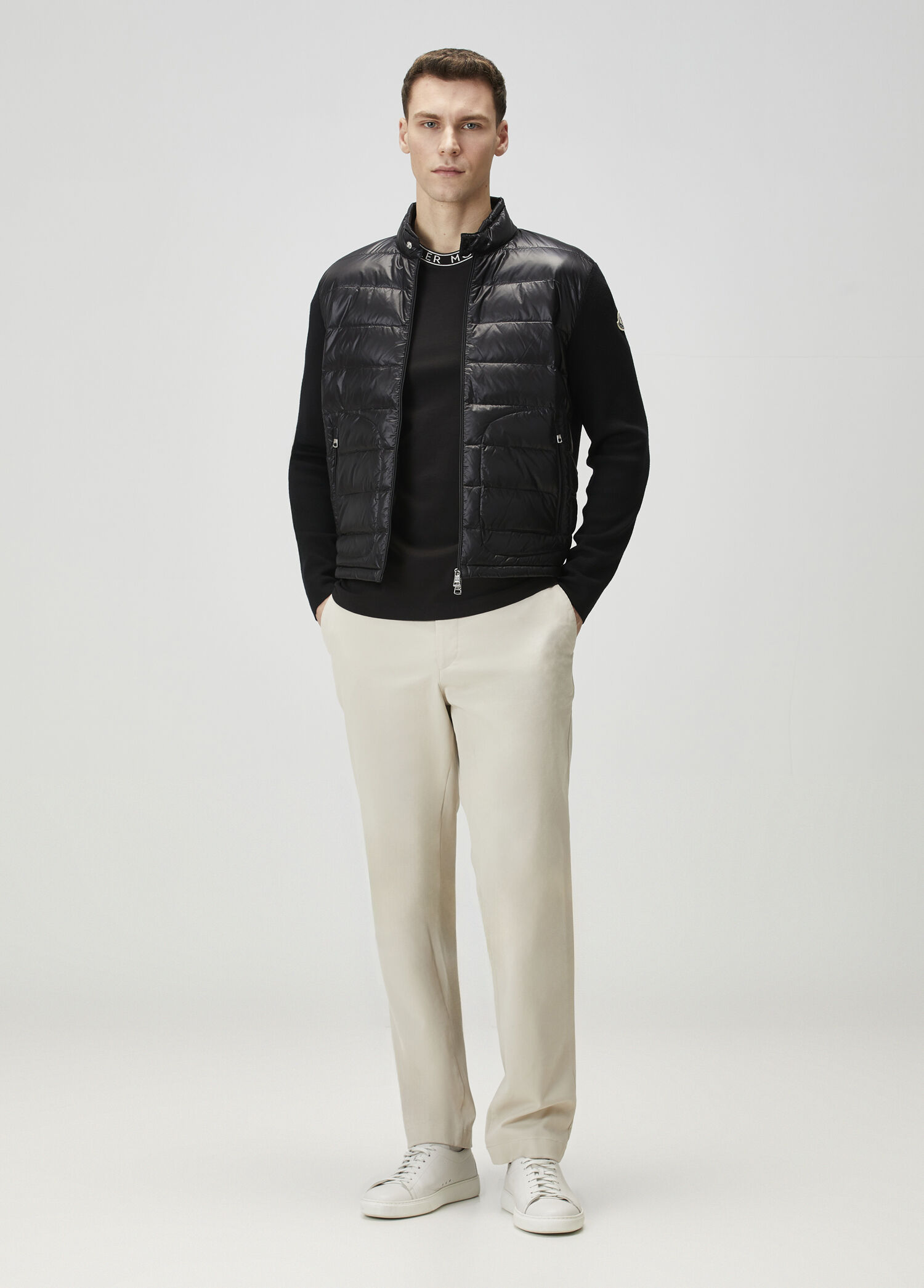 Moncler Siyah Erkek Siyah Kapitone Garnili Mont 1892773 | Beymen