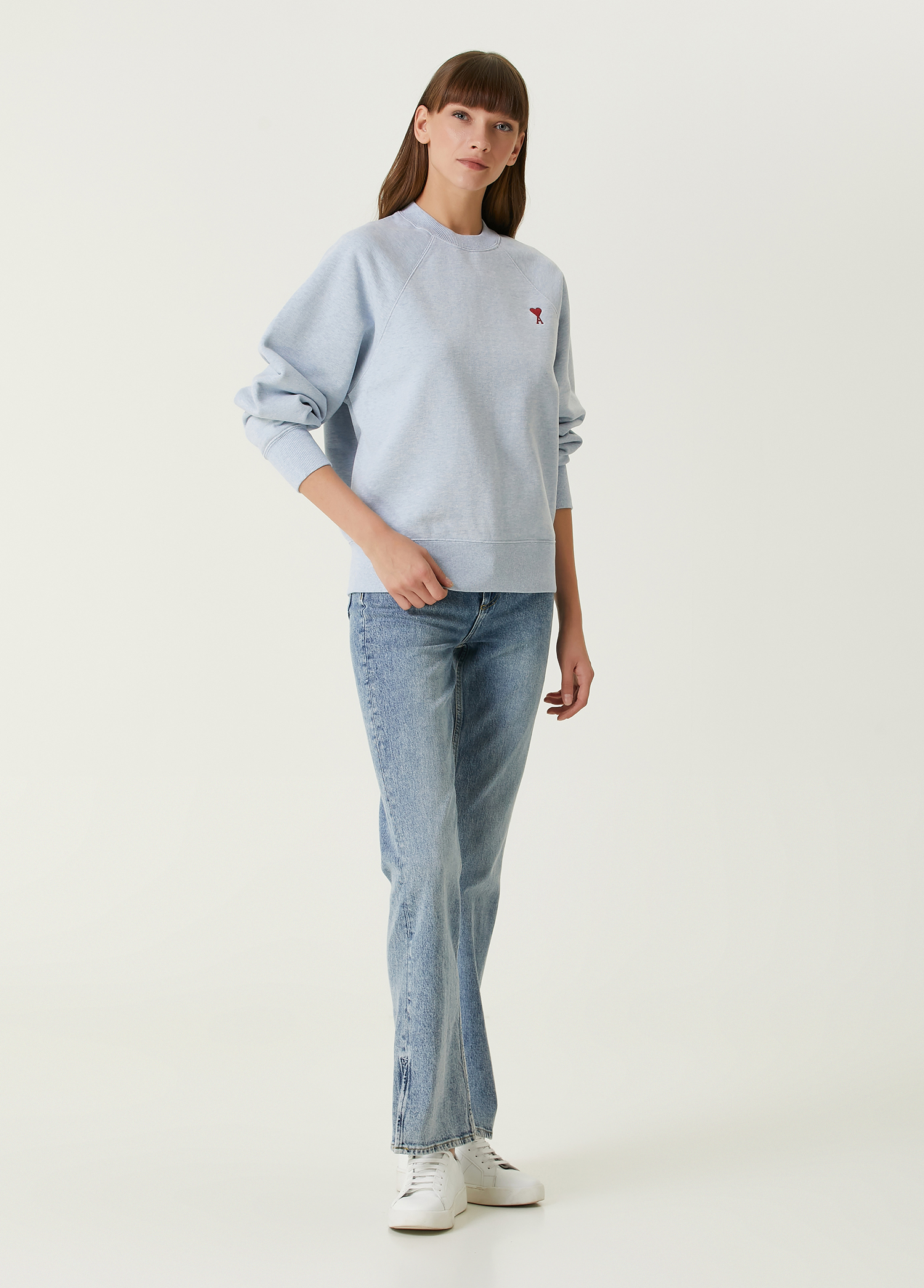Ami Paris - Blue Logo Sweatshirt