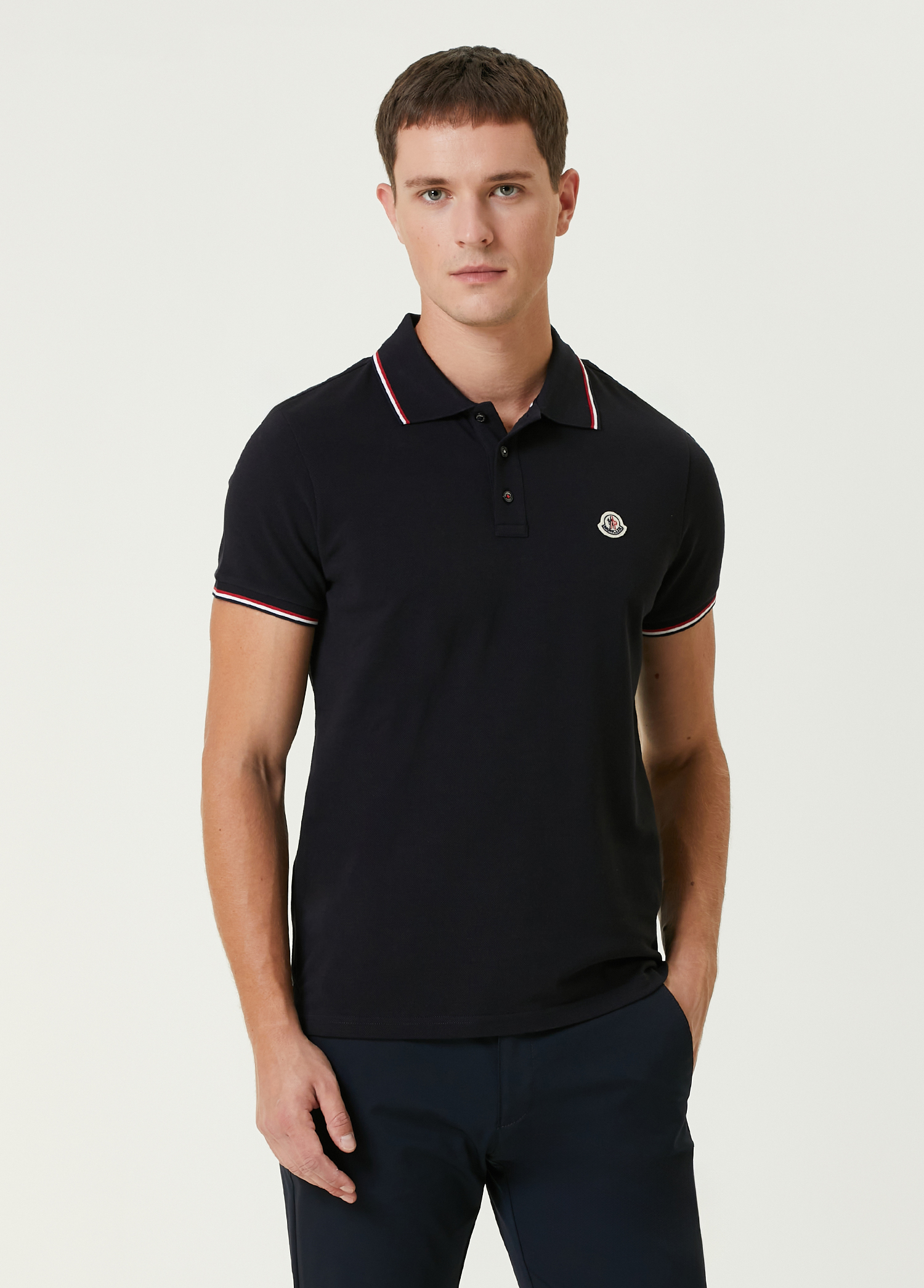 Lacivert Polo Yaka T-shirt