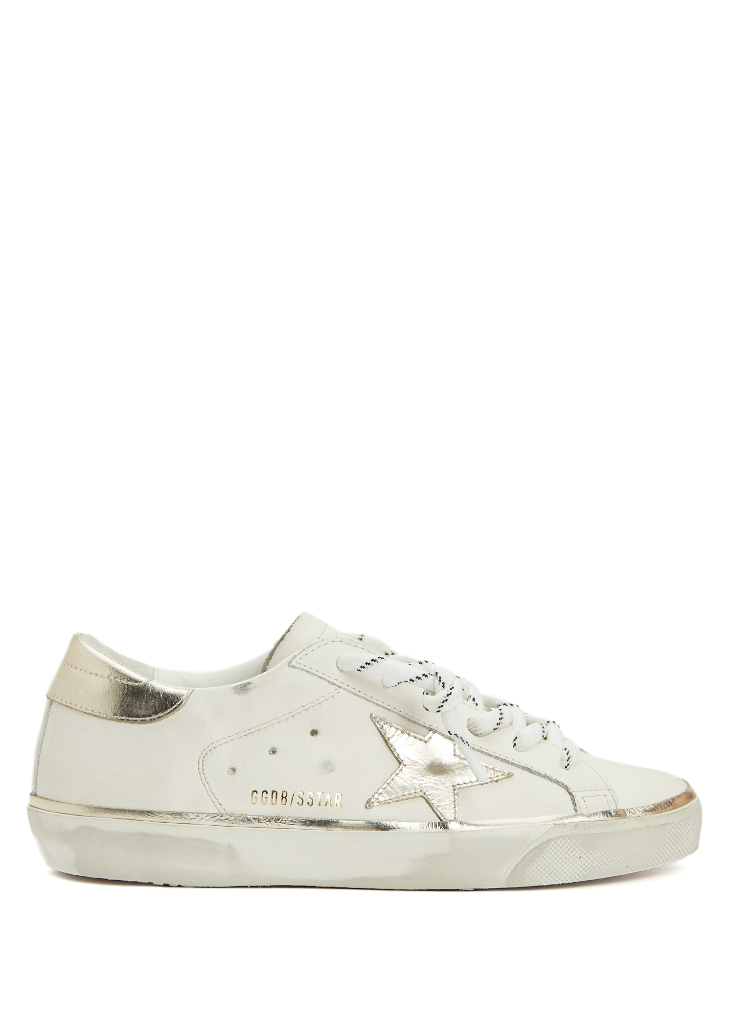 Golden Goose Super Star Gold Beige Women's Leather Sneakers