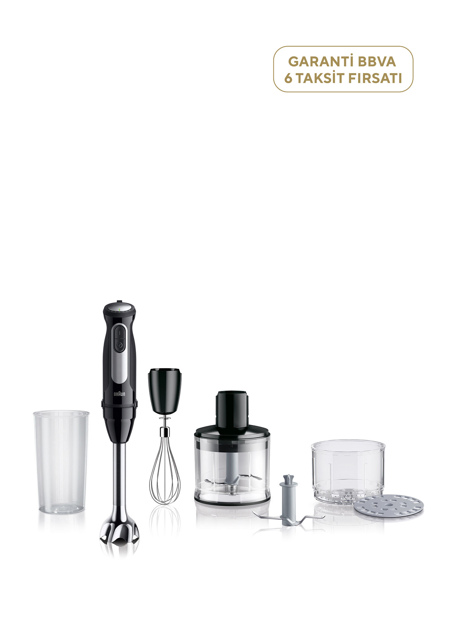 Multiquick 5 Pro MQ55254MBK El Blender Seti