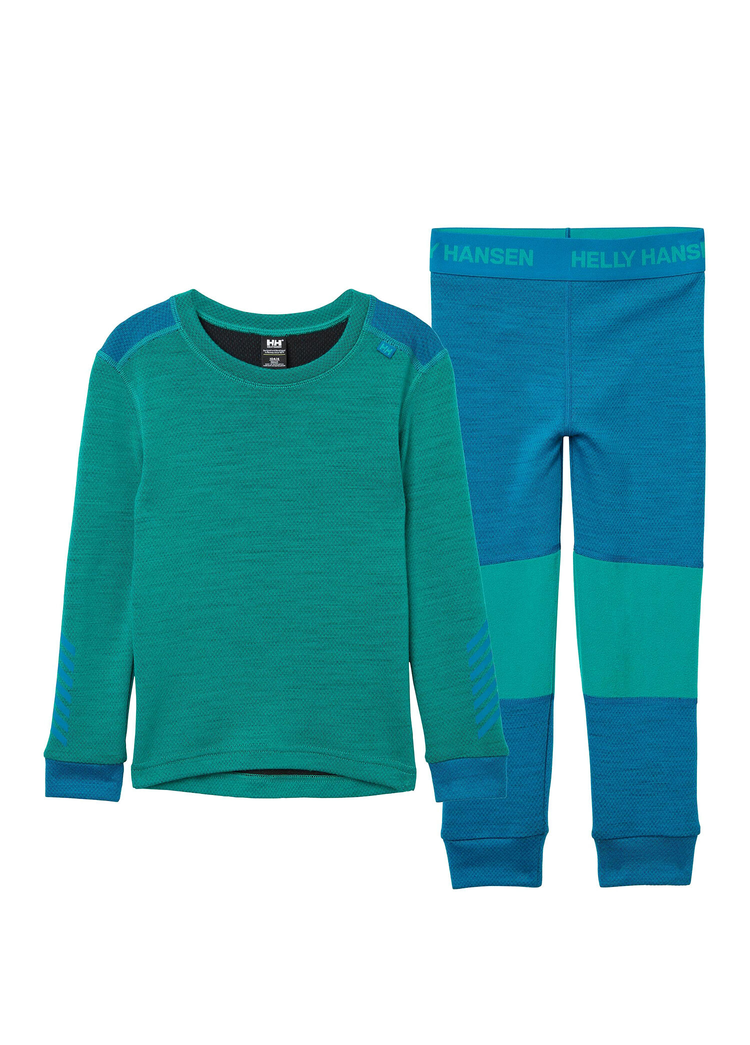 K Lifa Merino Signal Green Unisex Çocuk İçlik Set