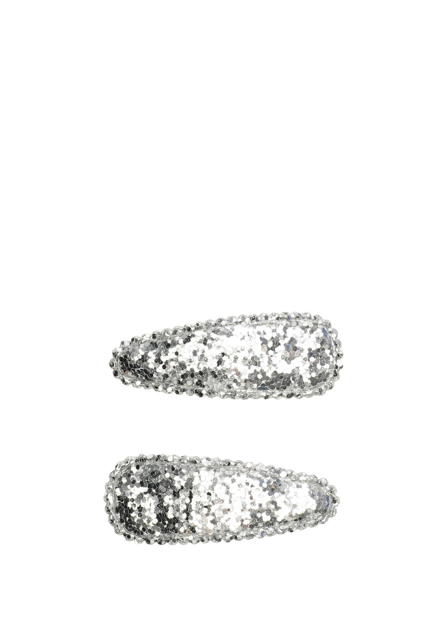 Glitter Silver Mini Klips Kız Çocuk Toka