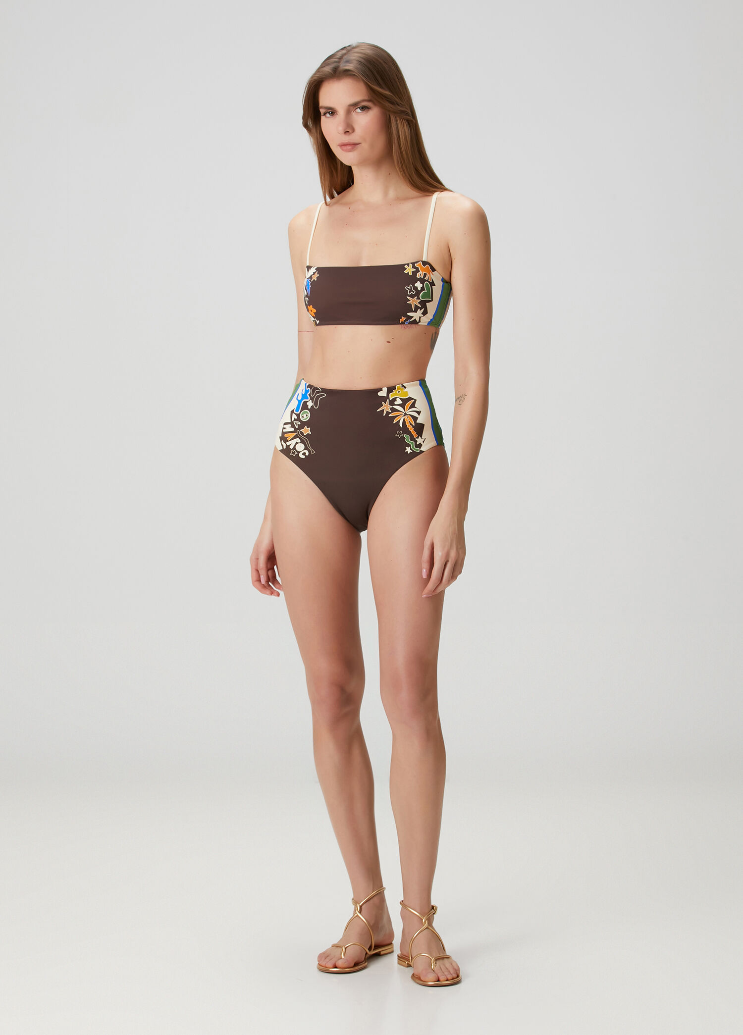 Kahverengi Bikini Altı
