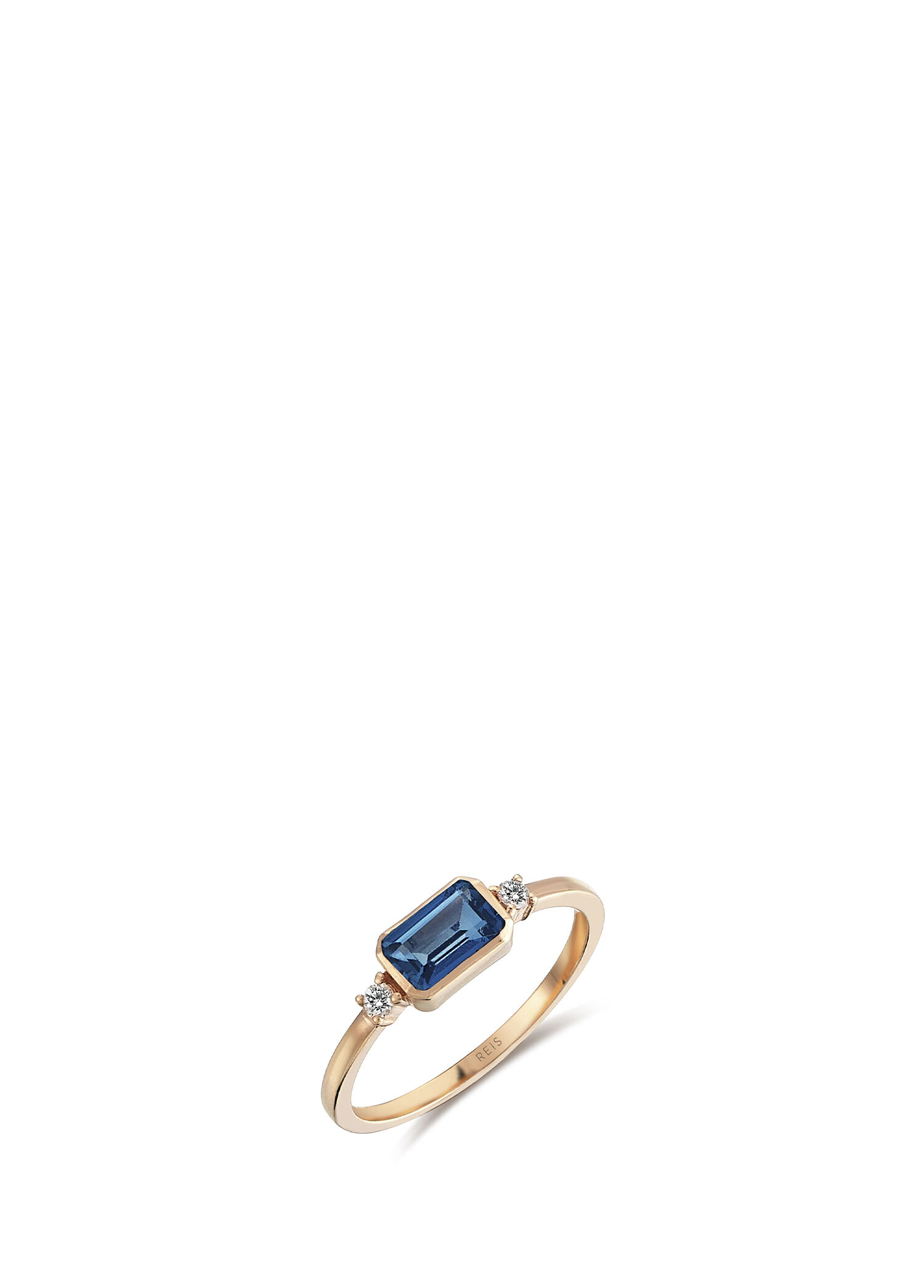 Ala Feraye Uni 14 Ayar Rose Gold Kadın Pırlanta Yüzük