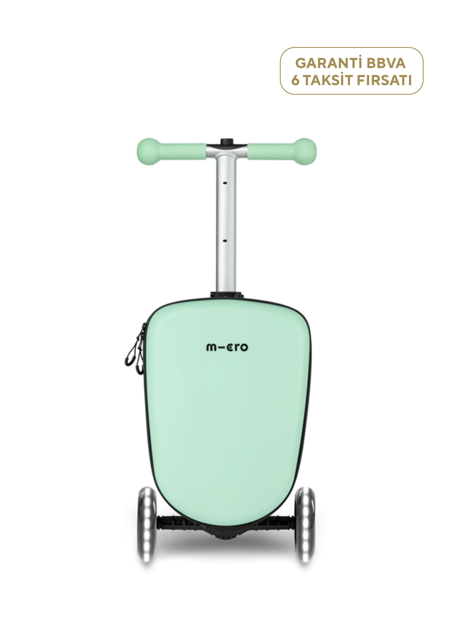Ride On Luggage Junior Bagaj Çantalı Led Işıklı 3 Tekerlekli 2-6 Yaş Çocuk Scooter