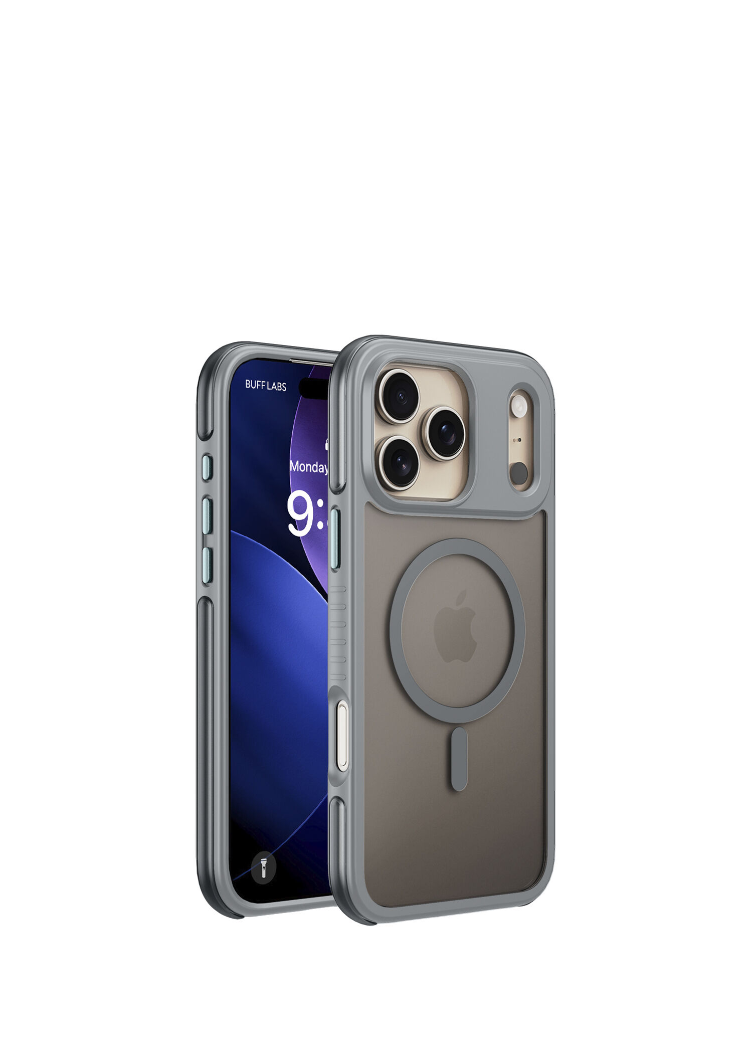 iPhone 17 Pro Gri Magsafe Air Bumper Telefon Kılıfı