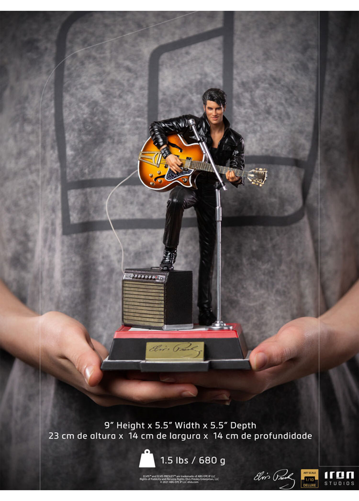 Elvis Presley フィギュア付きテーブルランプ Elvis Presley