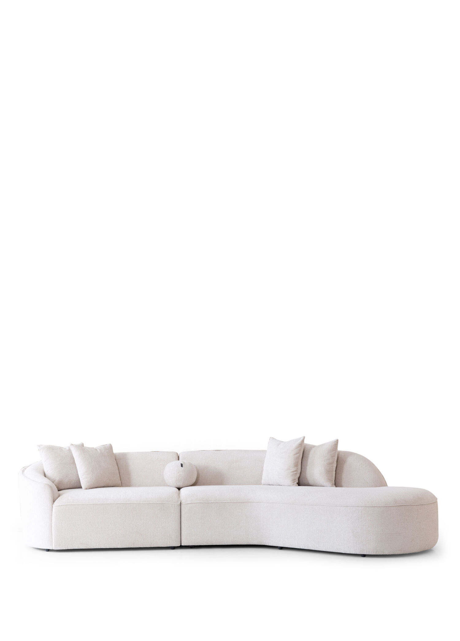 Petit Beyaz Corner Köşe Koltuk 160 x 340 cm