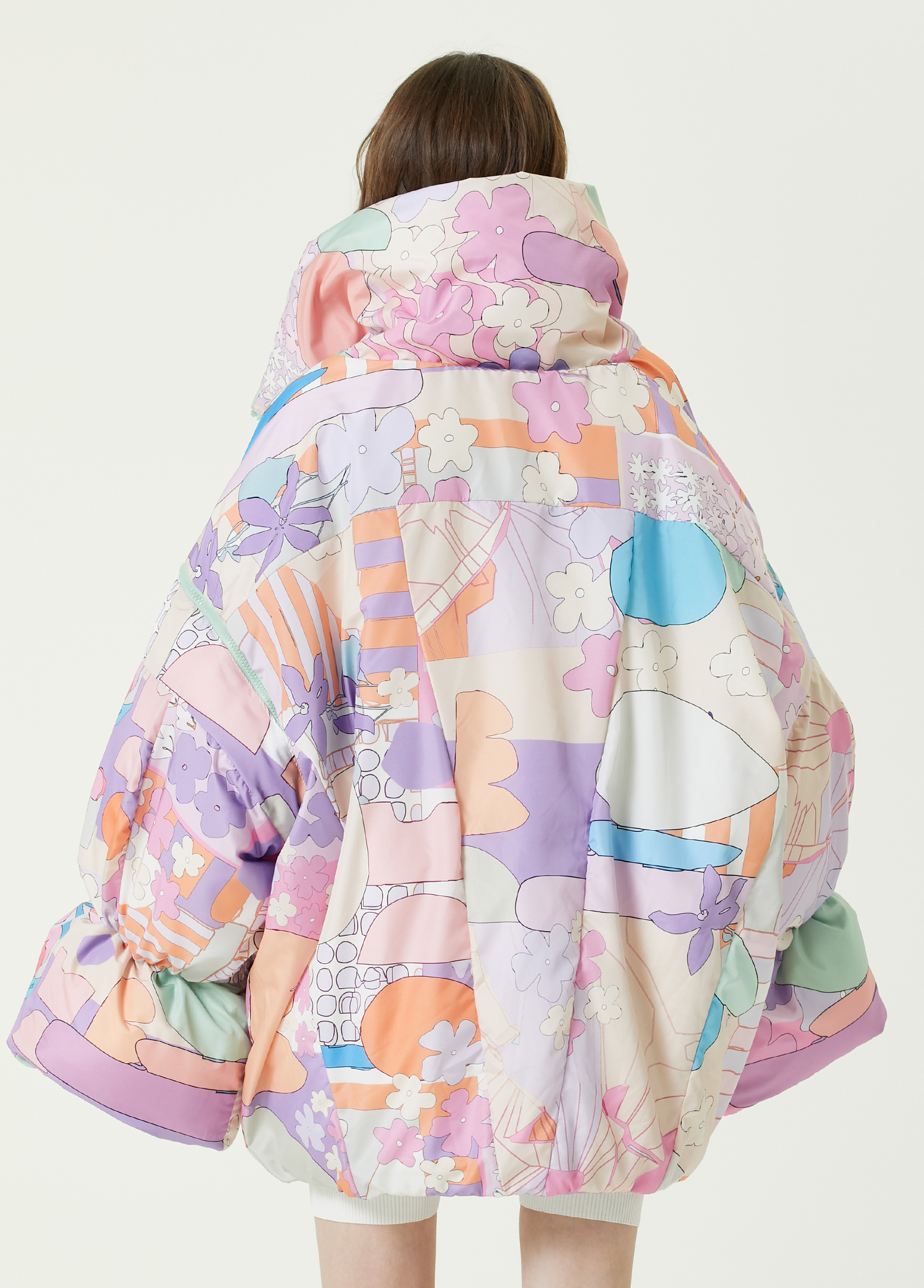 Beymen Cotton Candy Dik Yaka Çiçekli Puff Mont. 5 Beymen Cotton Candy Dik Yaka Çiçekli Puff Mont. 5