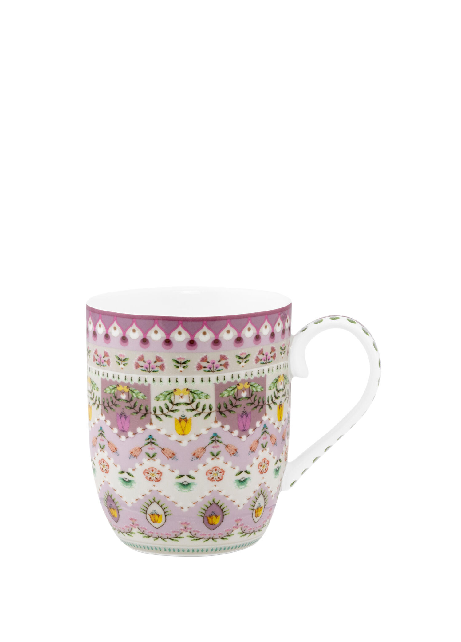 Lily & Lotus Mor Porselen Kupa