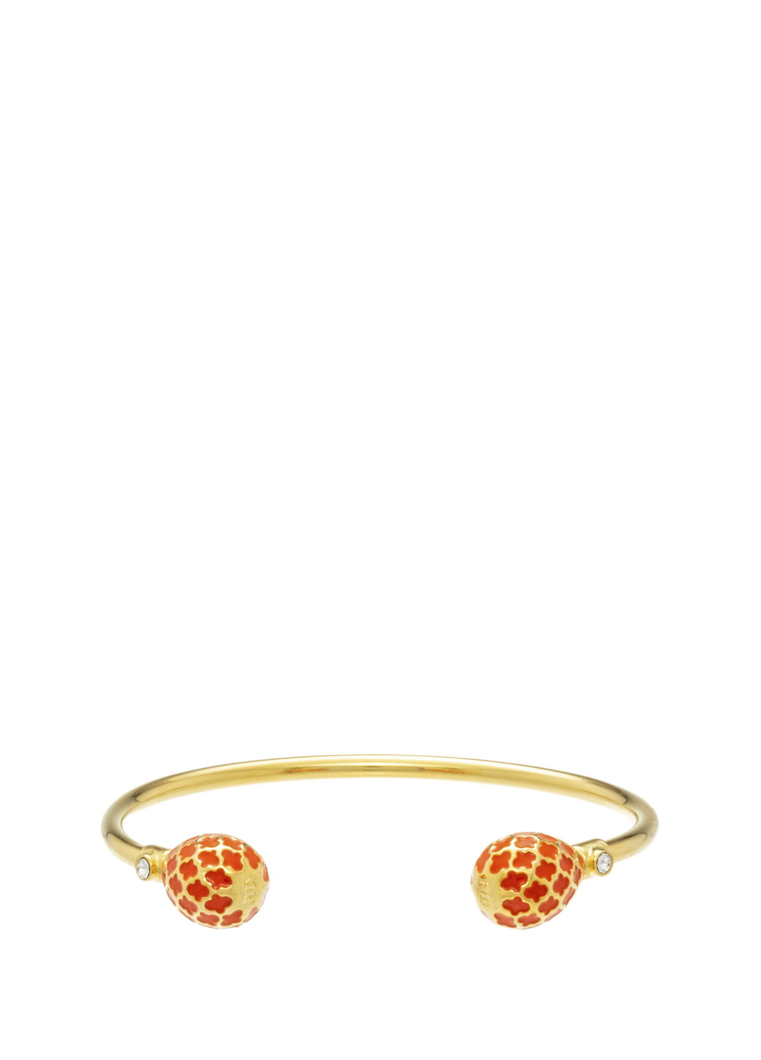 Agama Orange Gold Torque Bangle Kadın Bileklik